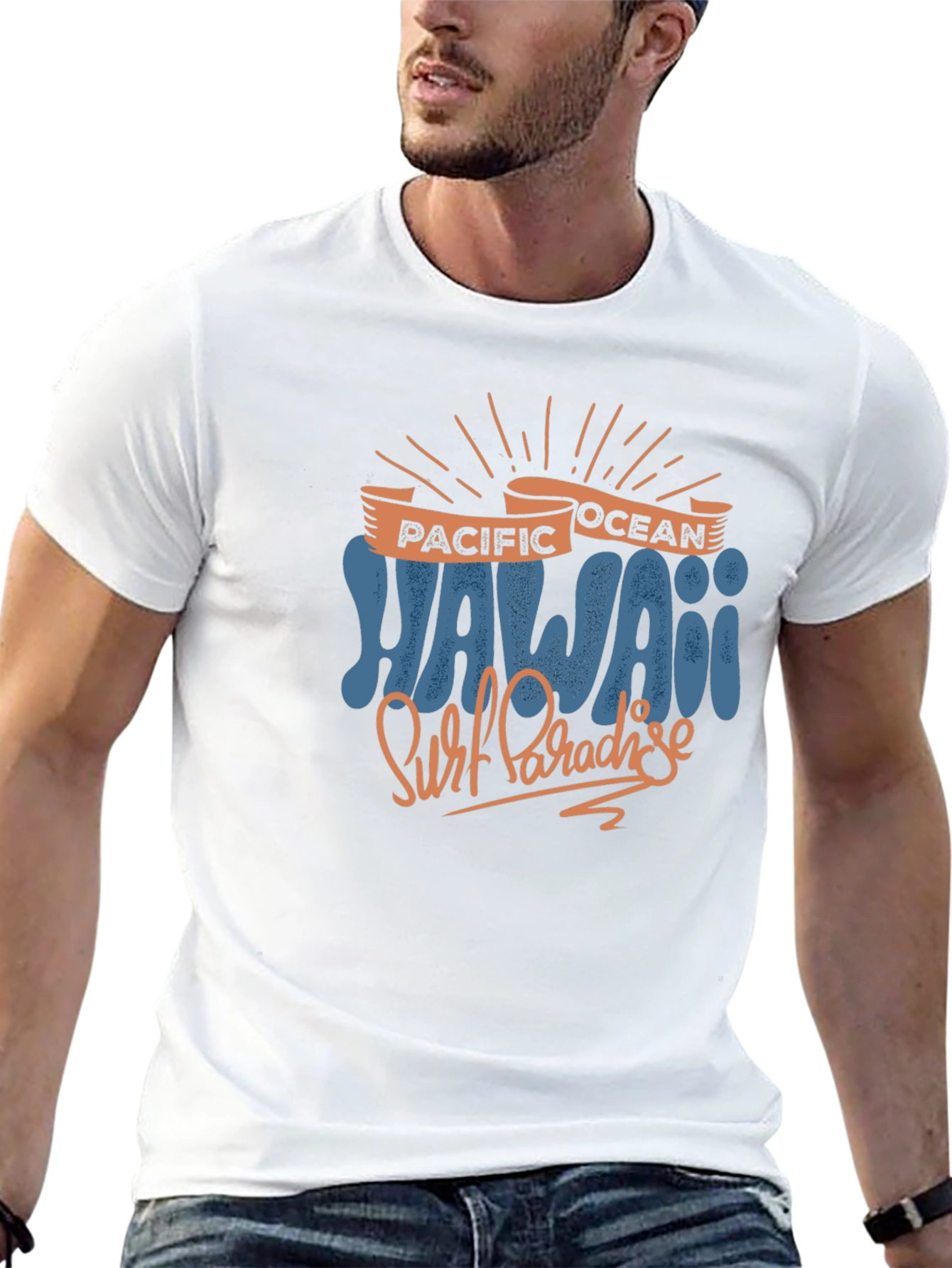 Hawaii Surf Paradise Graphic Tee
