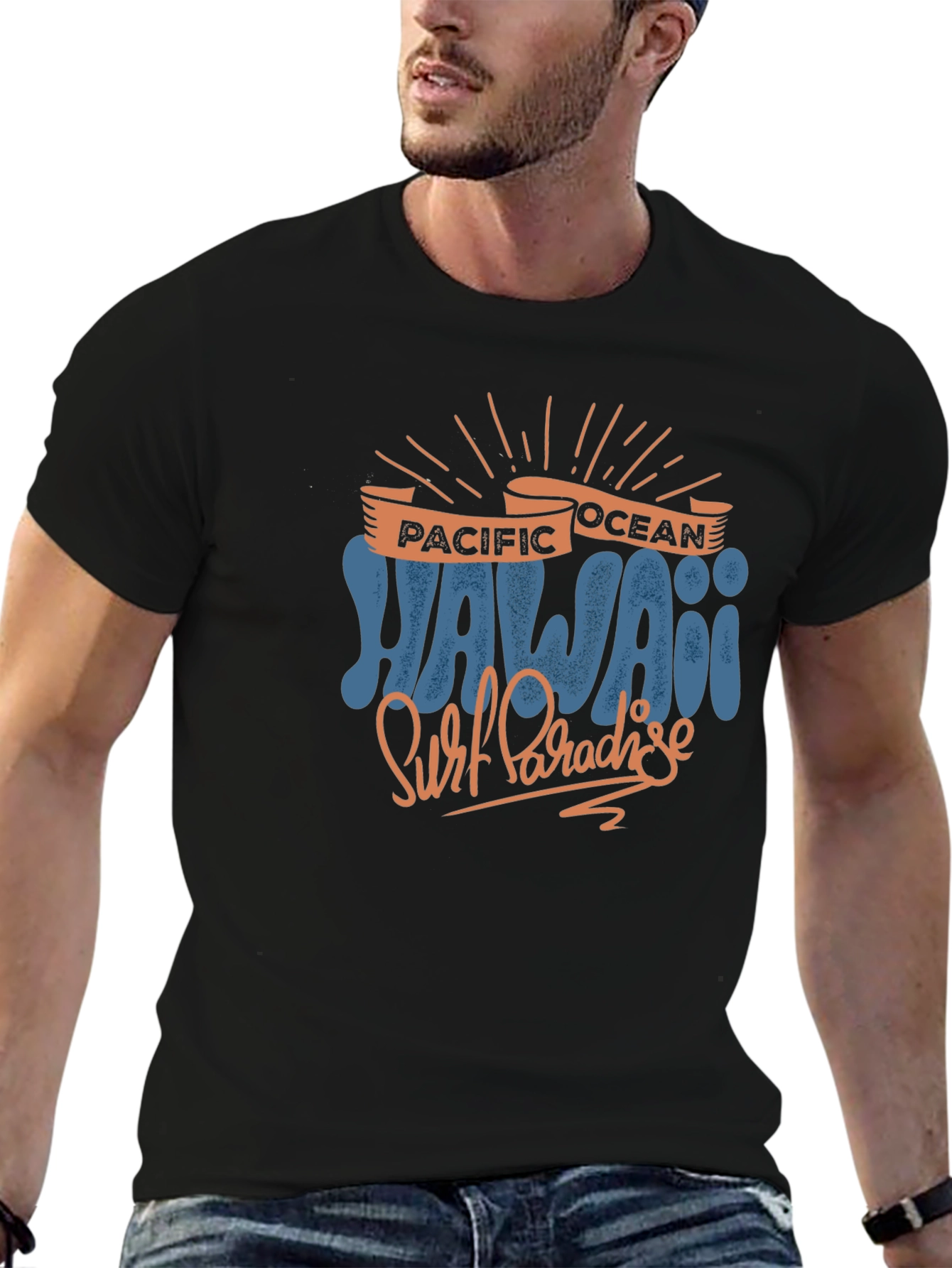 Hawaii Surf Paradise Graphic Tee
