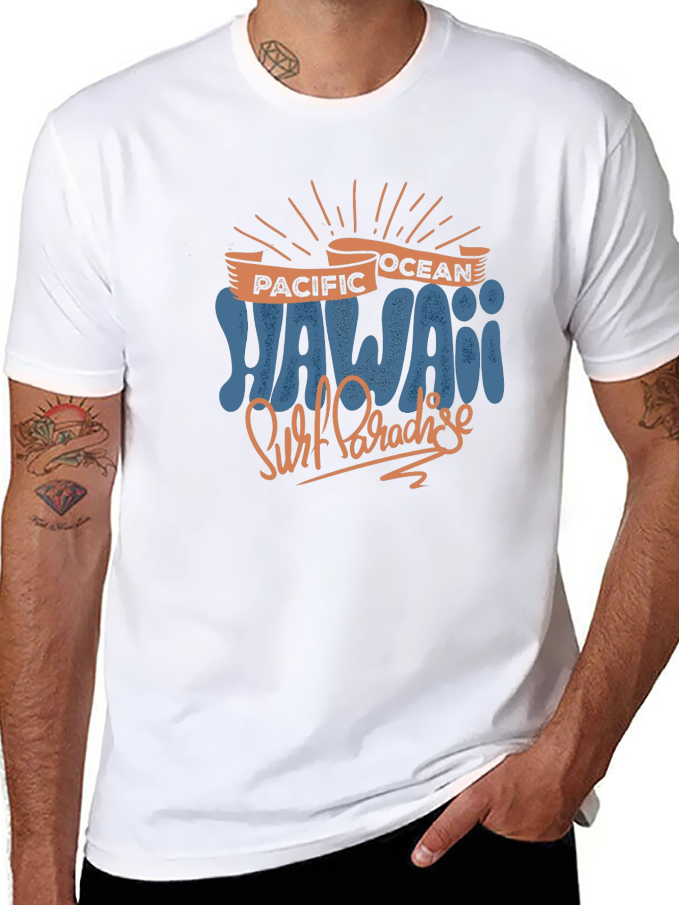 Hawaii Surf Paradise Graphic Tee