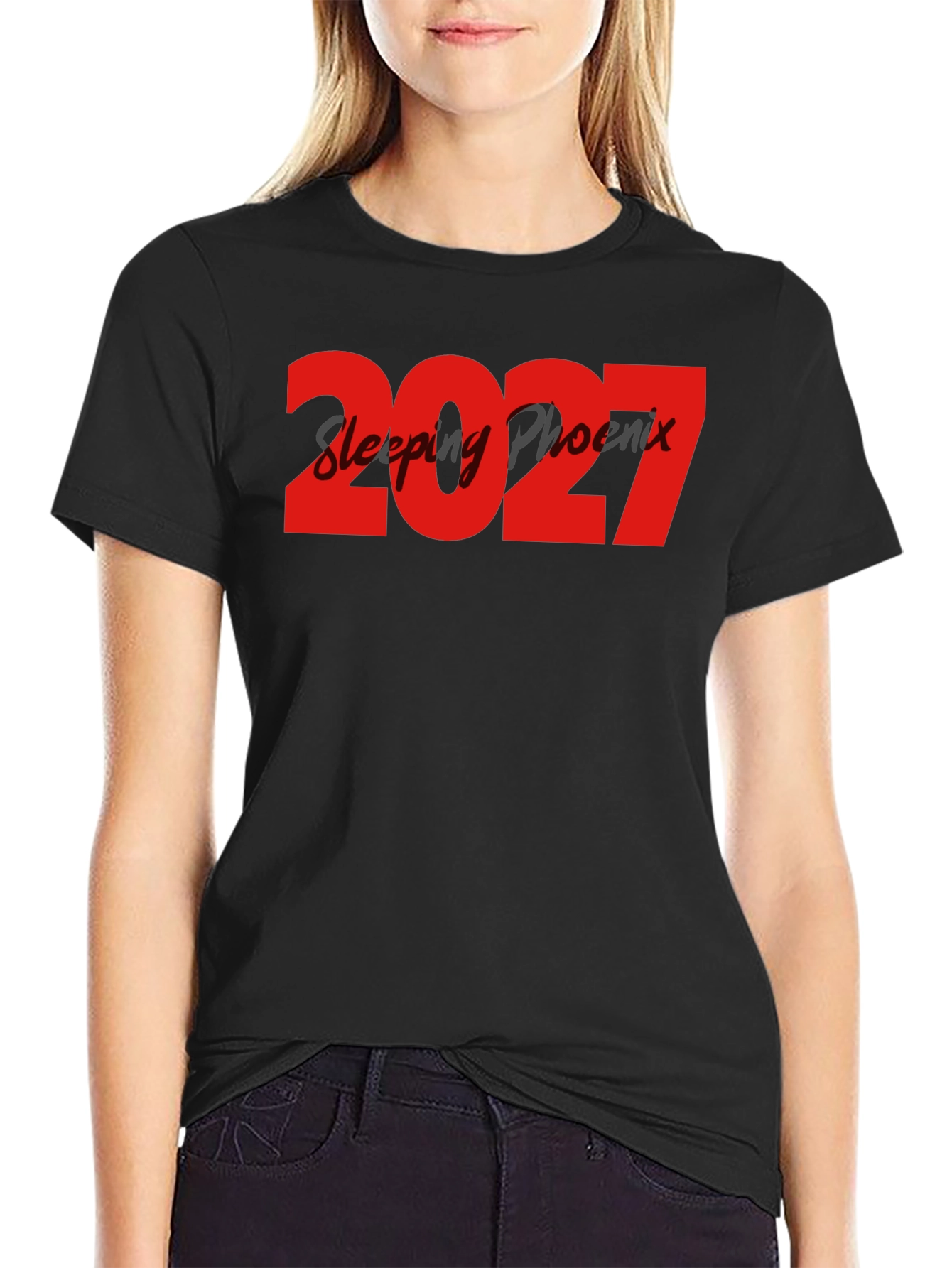 2027 Sleeping Phoenix Graphic T-Shirt