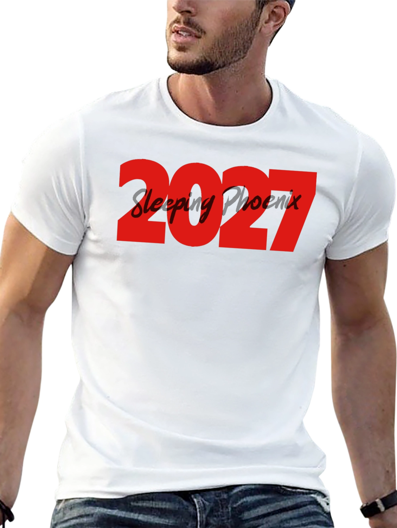 2027 Sleeping Phoenix Graphic T-Shirt