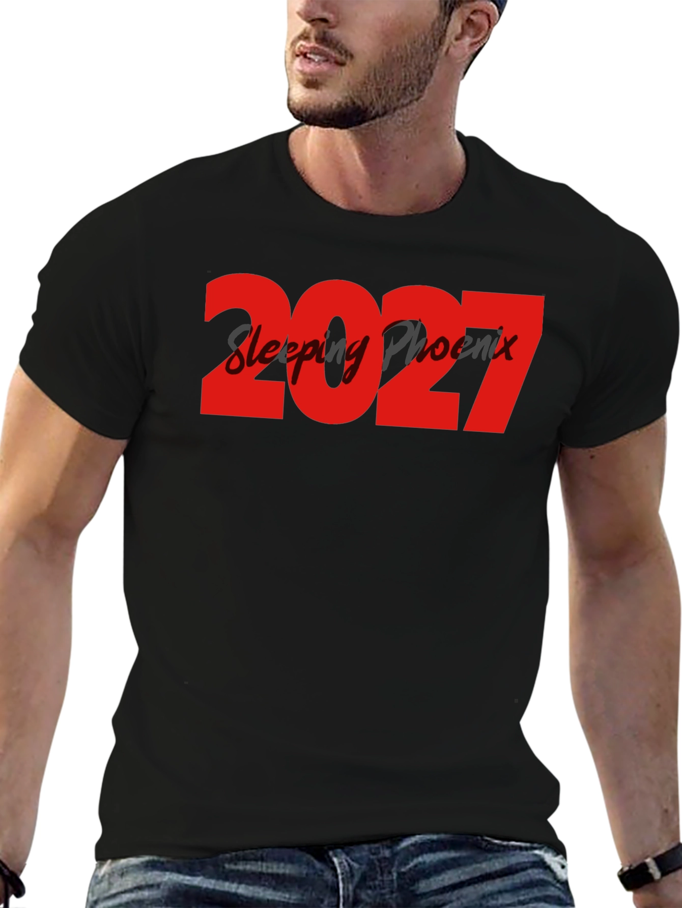 2027 Sleeping Phoenix Graphic T-Shirt