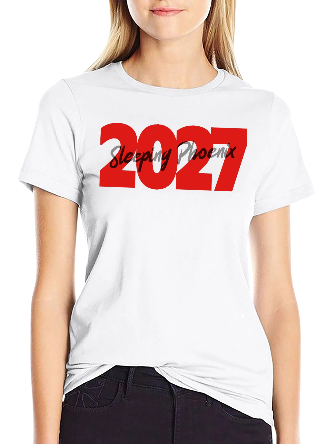 2027 Sleeping Phoenix Graphic T-Shirt