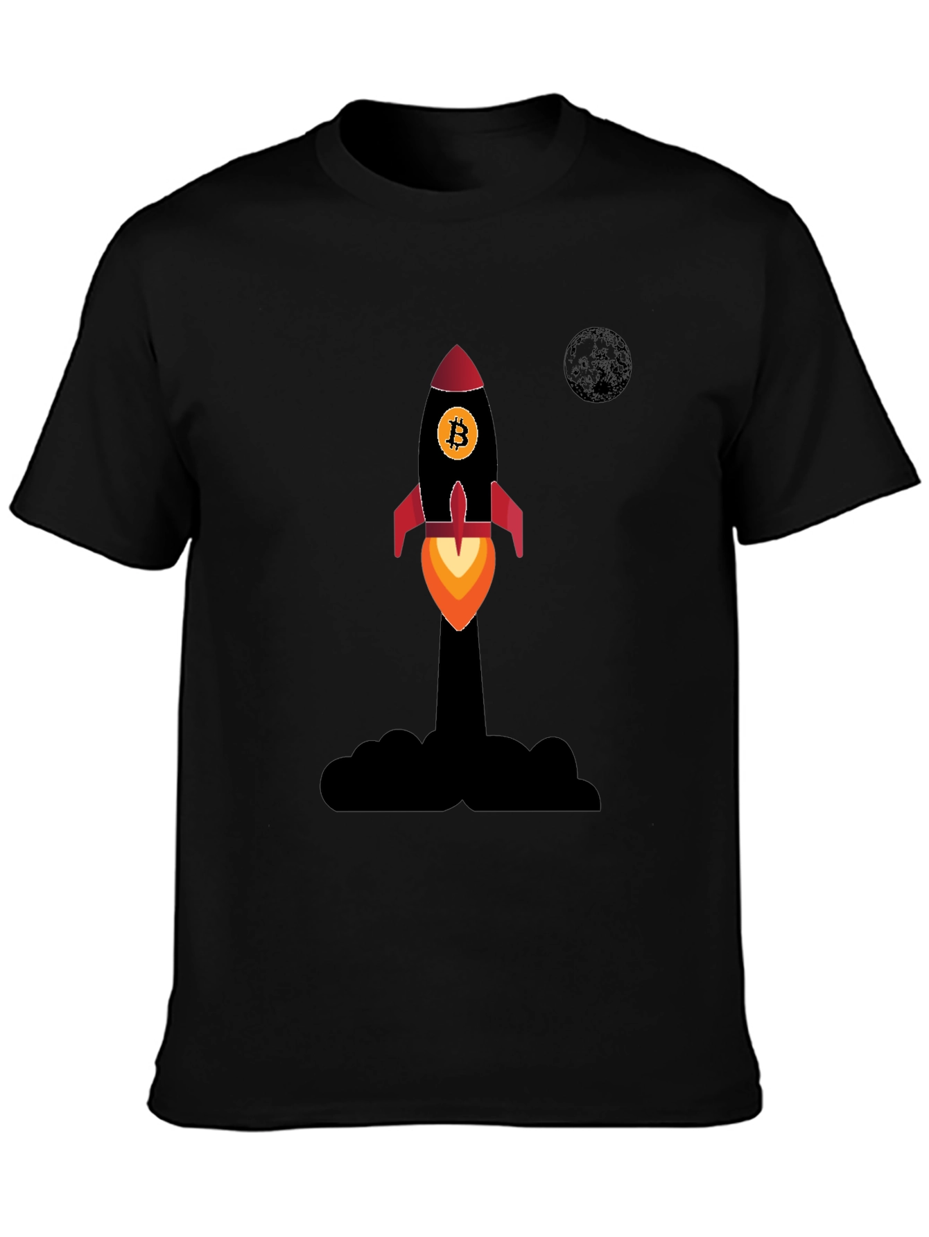 Bitcoin Rocket T-Shirt - Crypto Apparel