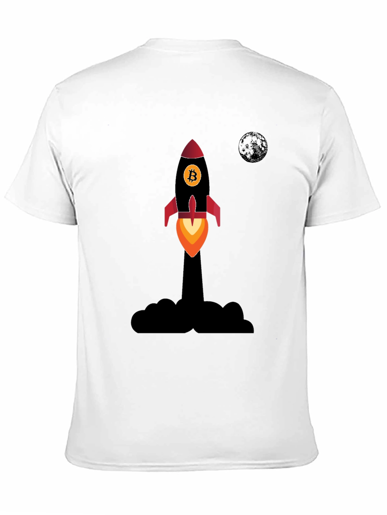 Bitcoin Rocket T-Shirt - Crypto Apparel