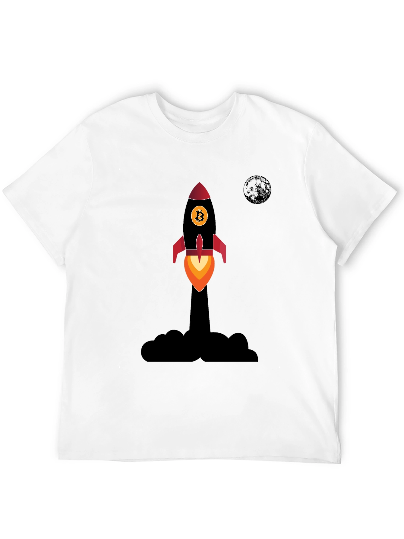 Bitcoin Rocket T-Shirt - Crypto Apparel