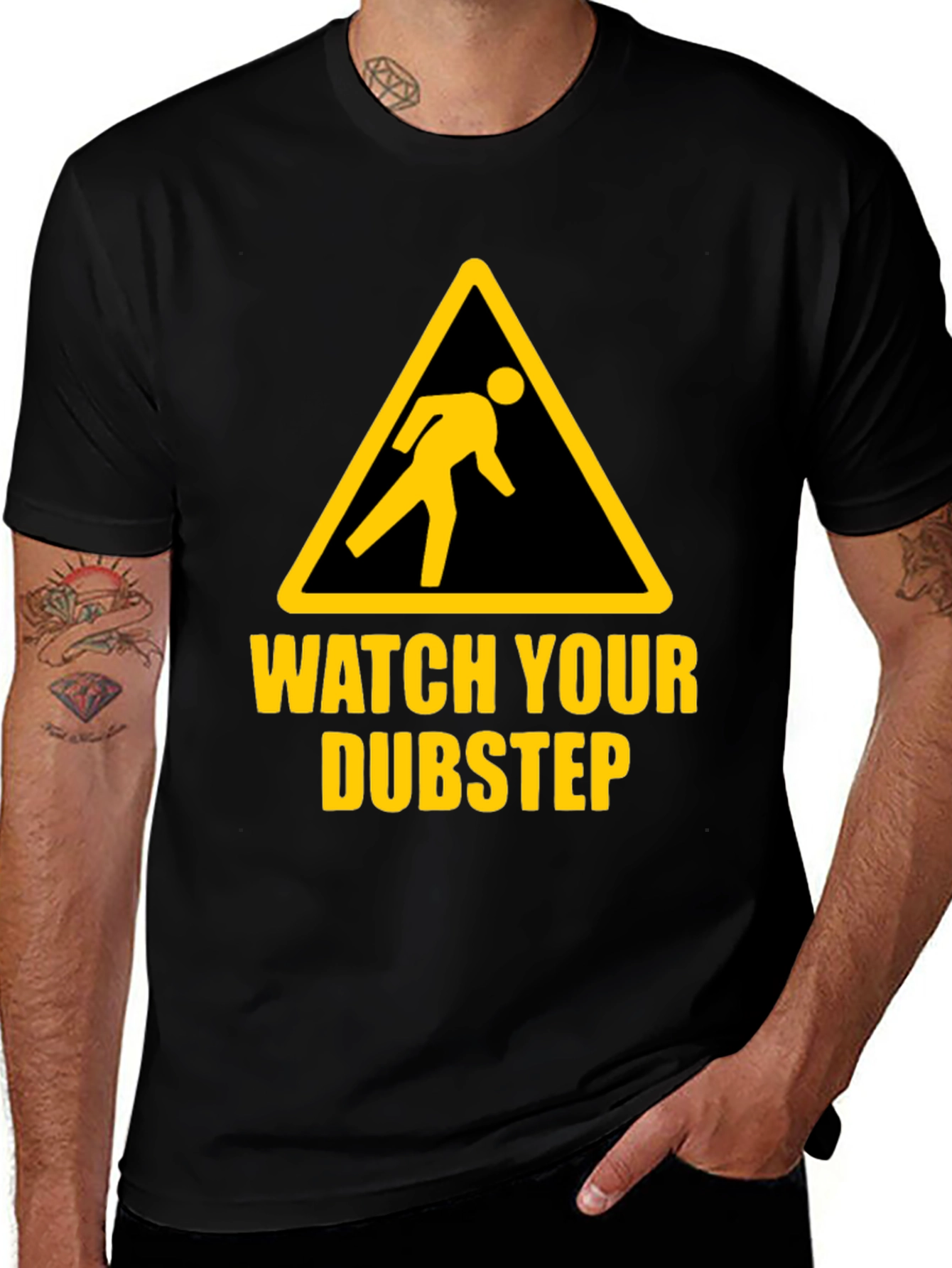 Watch Your Dubstep Graphic T-Shirt - Novelty Tee