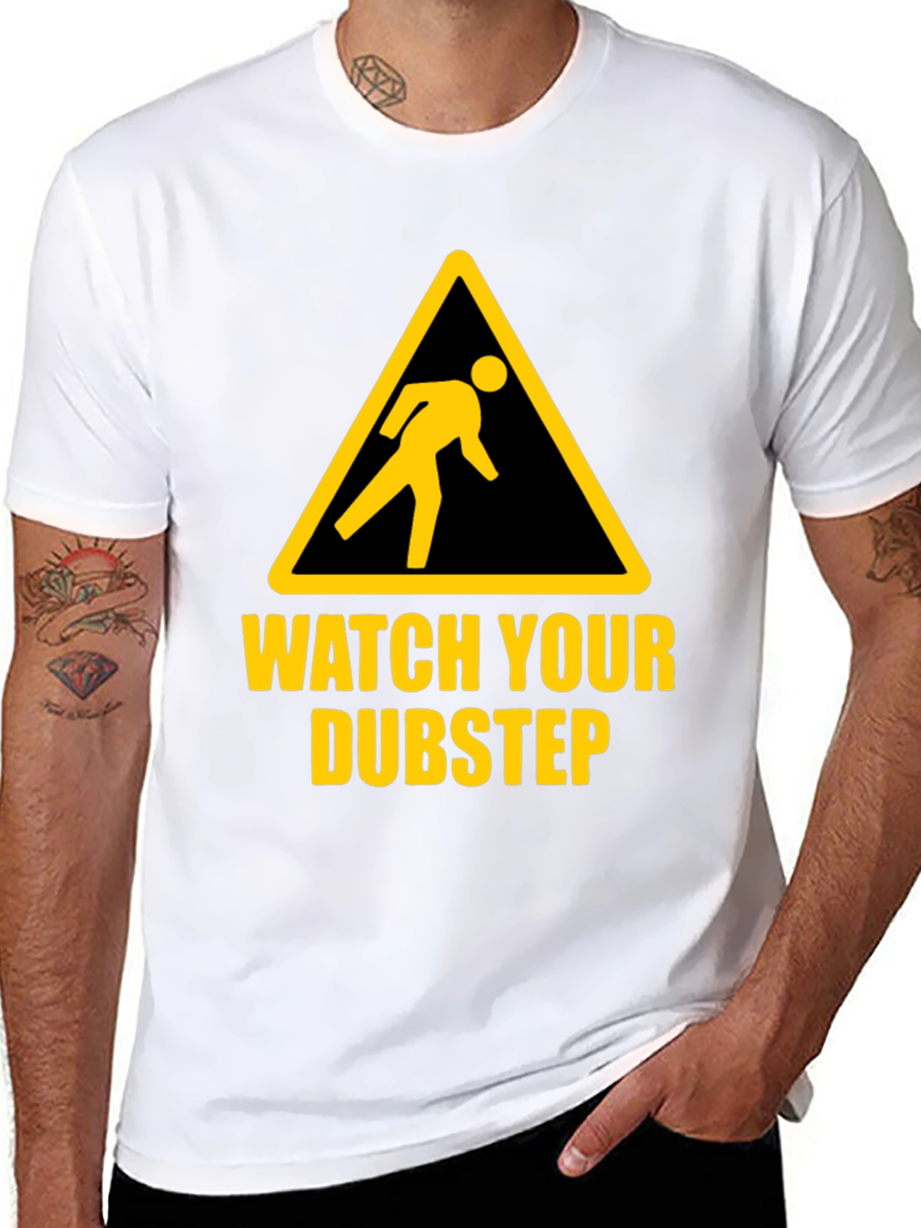 Watch Your Dubstep Graphic T-Shirt - Novelty Tee