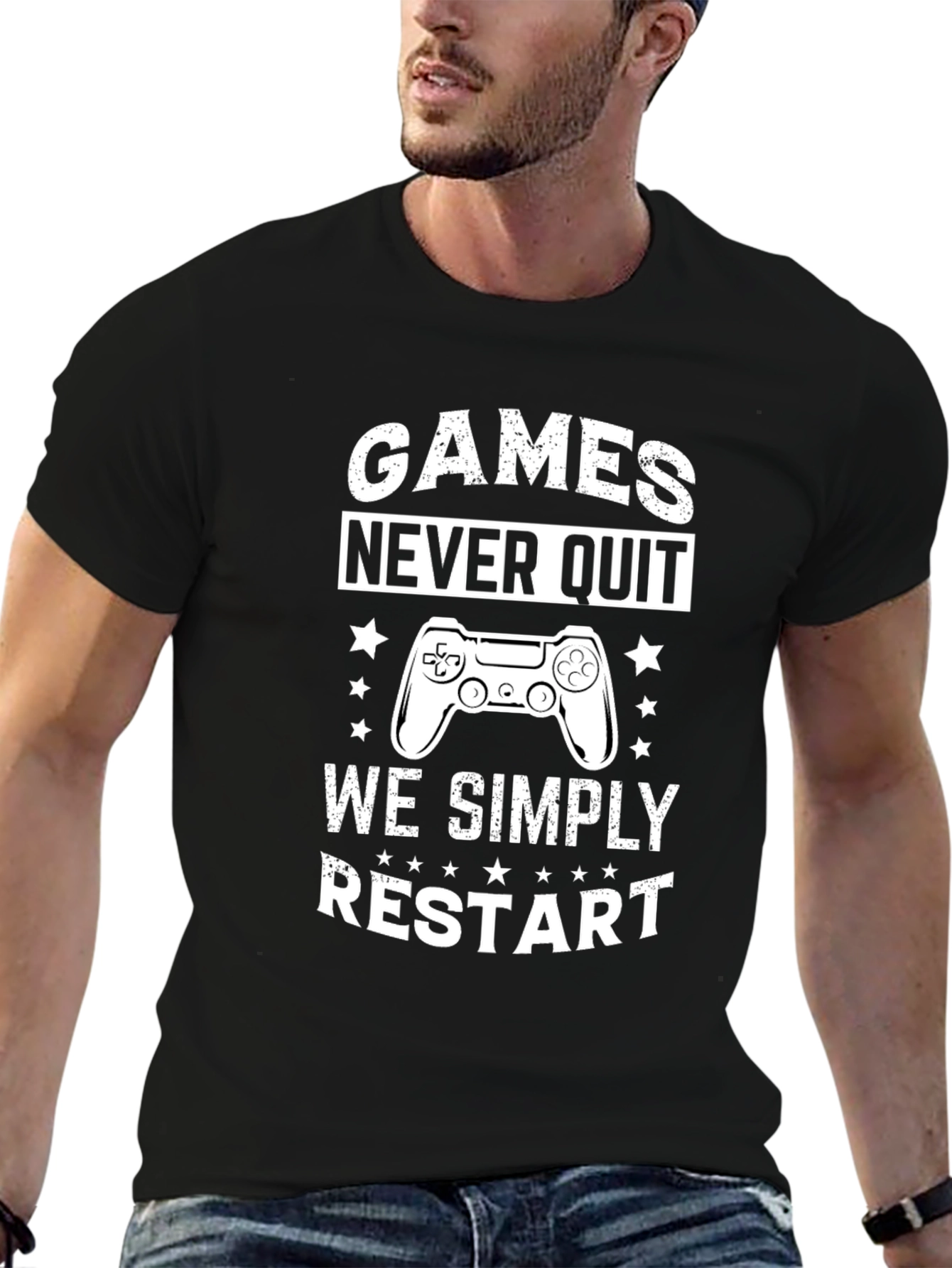 Games Never Quit T-Shirt - Gamer Tee