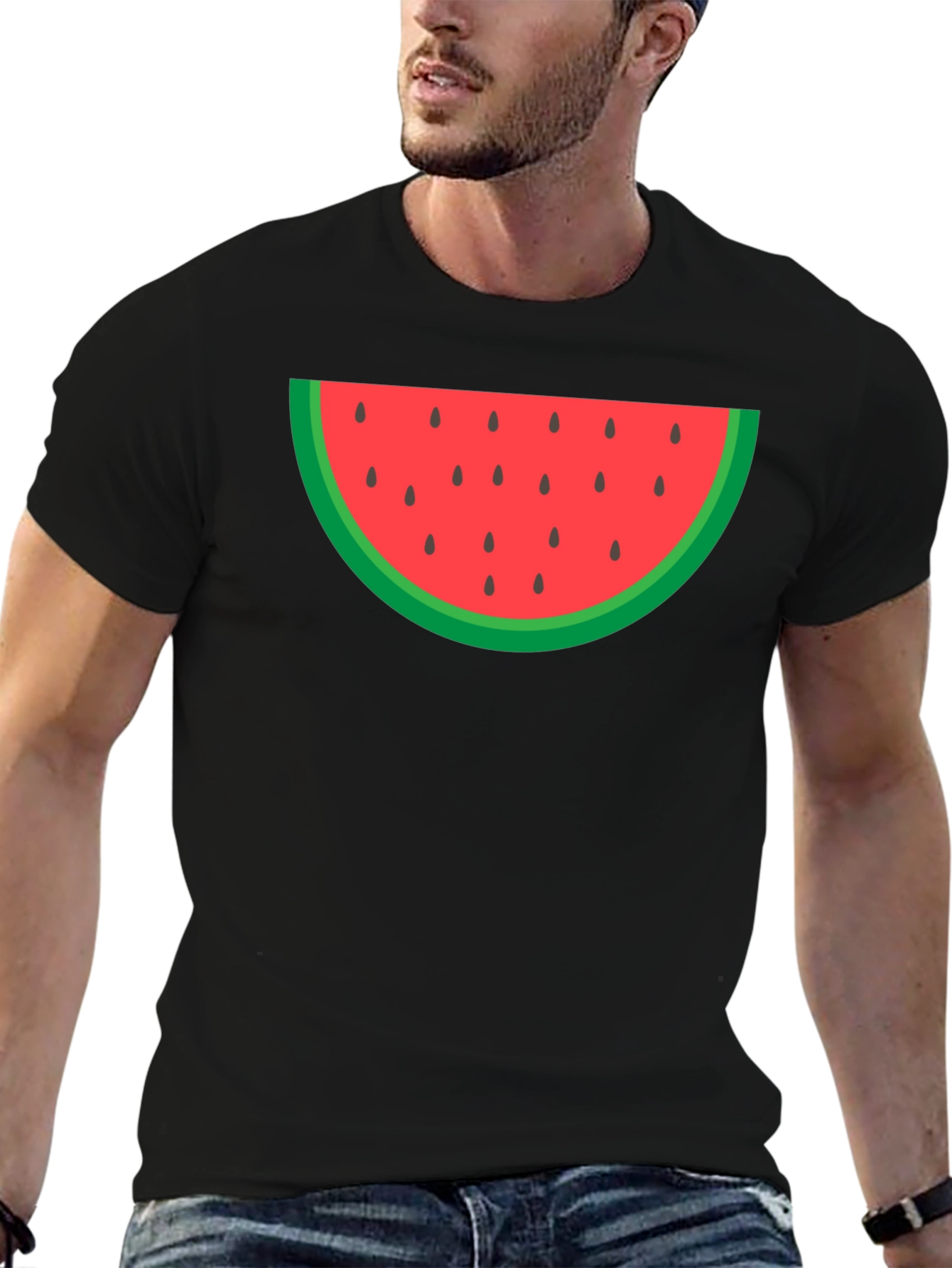 Watermelon Slice Graphic Tee - Summer Fun!