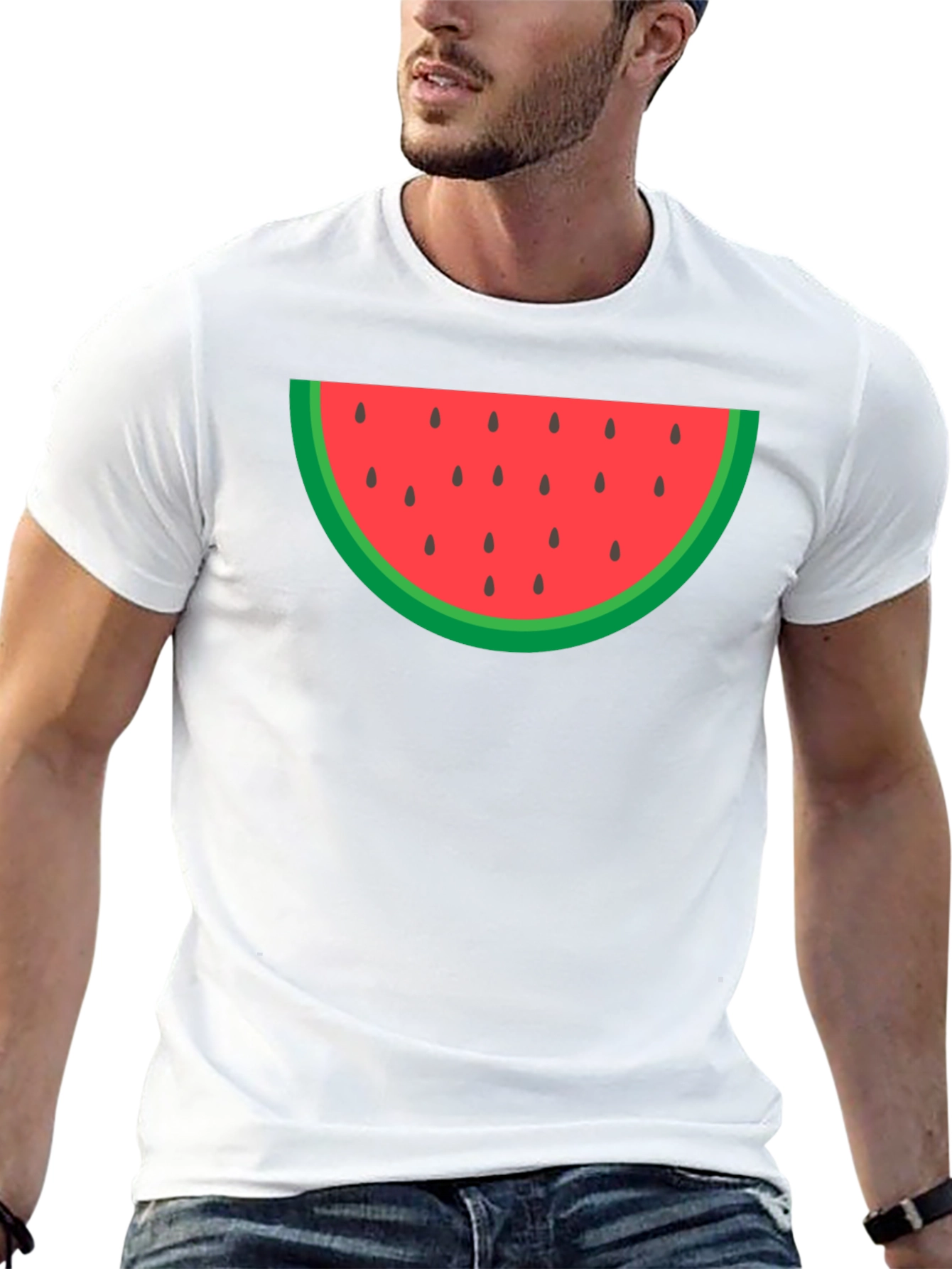 Watermelon Slice Graphic Tee - Summer Fun!