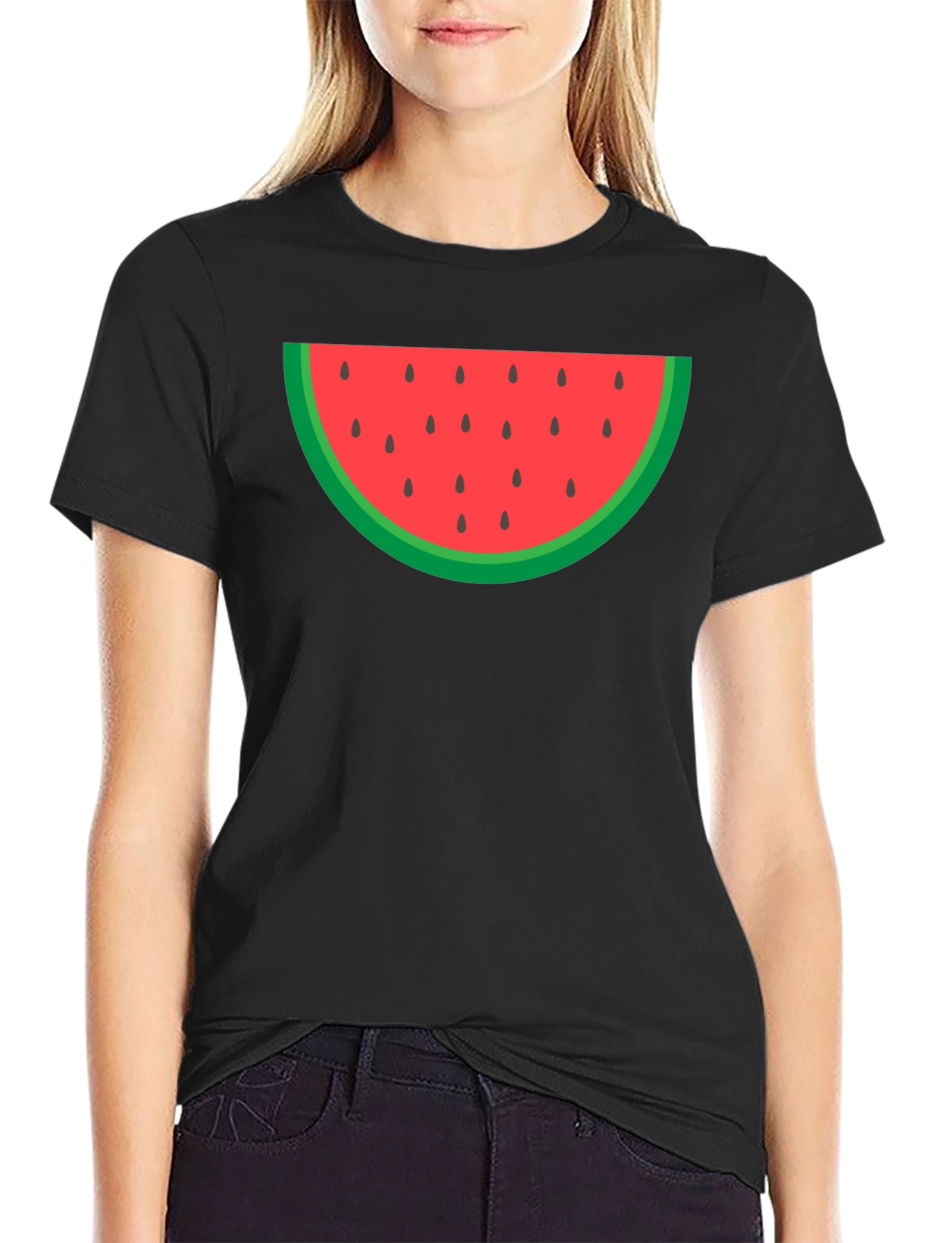 Watermelon Slice Graphic Tee - Summer Fun!