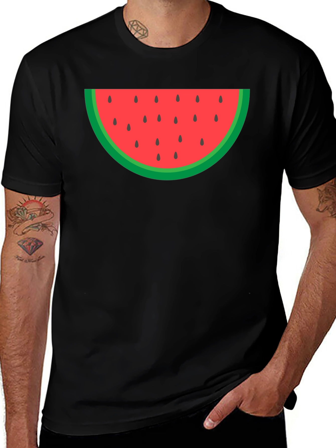 Watermelon Slice Graphic Tee - Summer Fun!