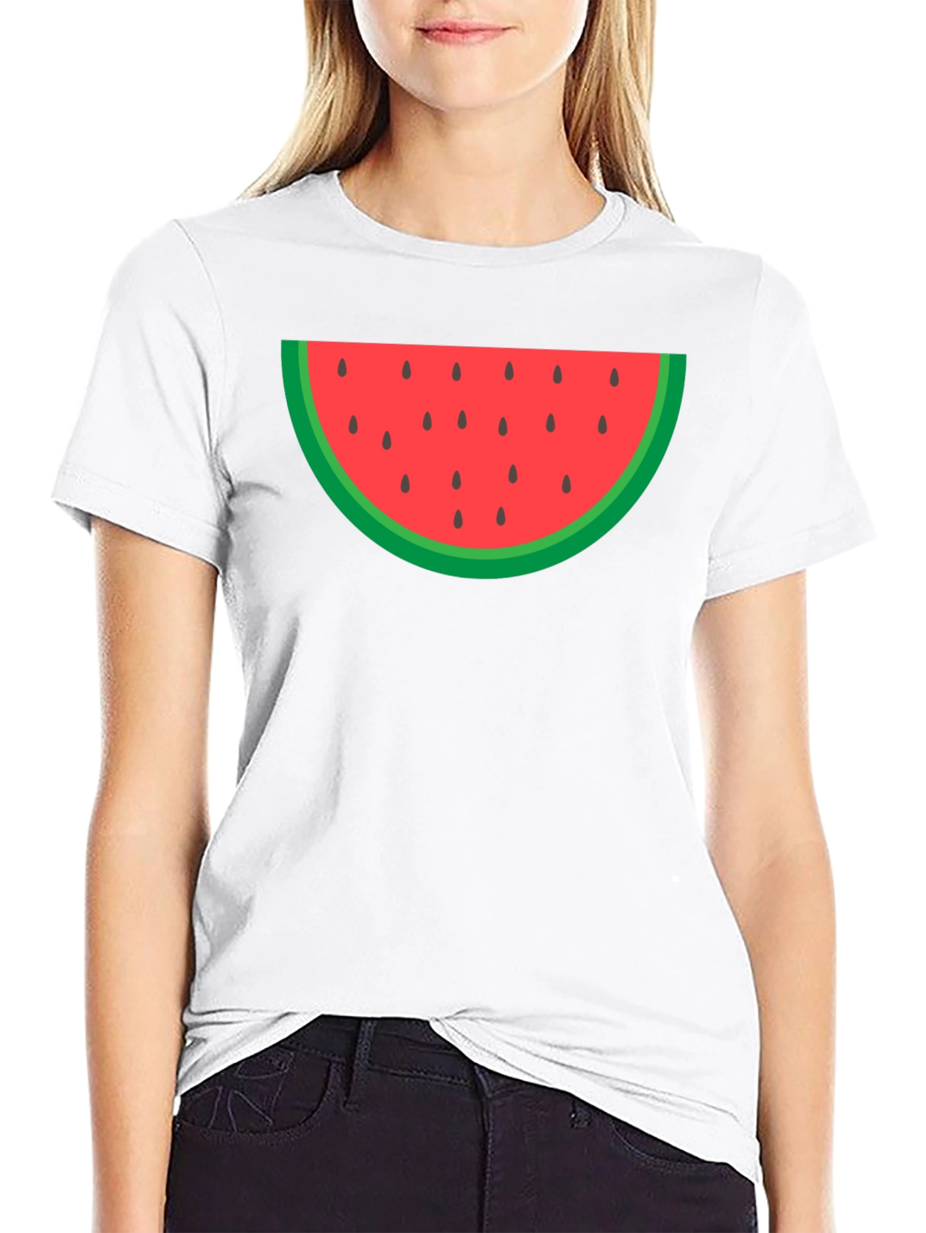 Watermelon Slice Graphic Tee - Summer Fun!