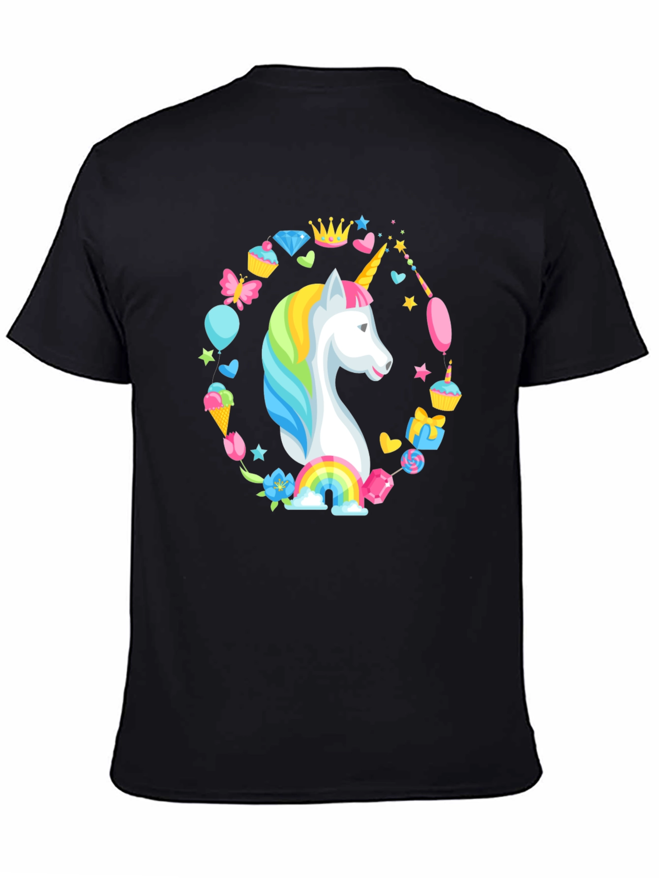 Unicorn Magic Black T-Shirt