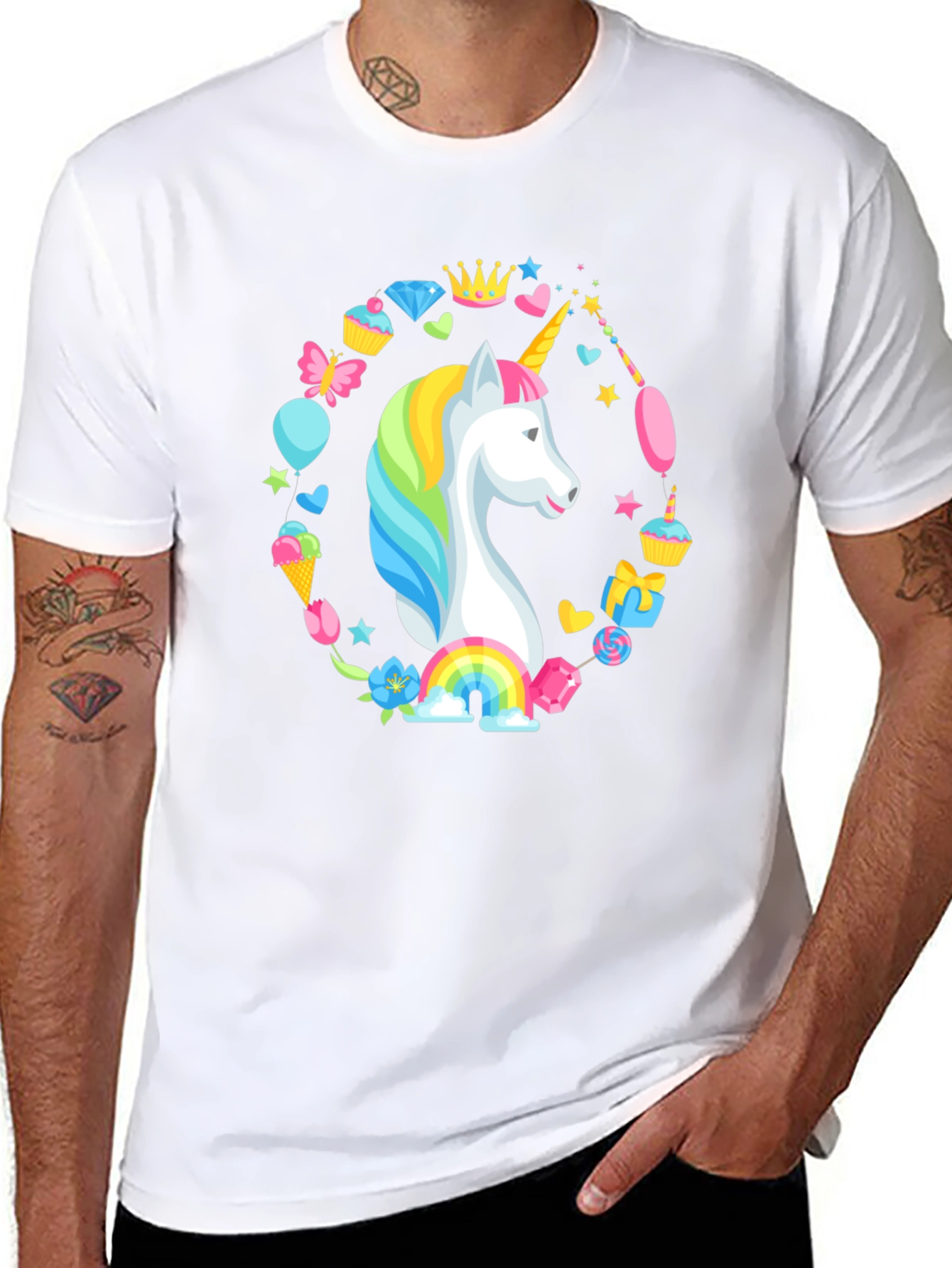 Unicorn Magic Black T-Shirt