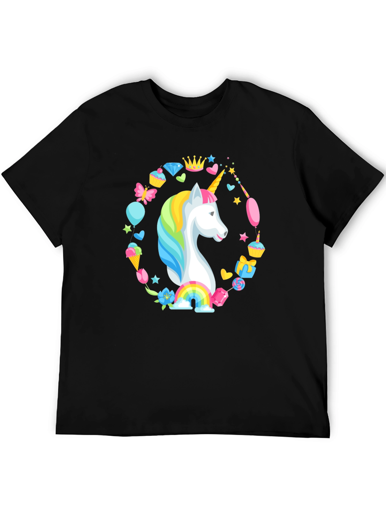 Unicorn Magic Black T-Shirt