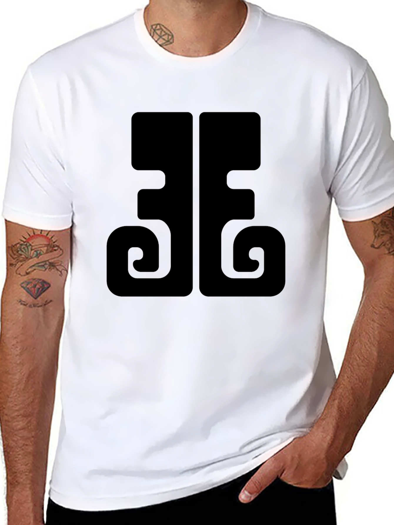 Adinkra Symbol Black T-Shirt