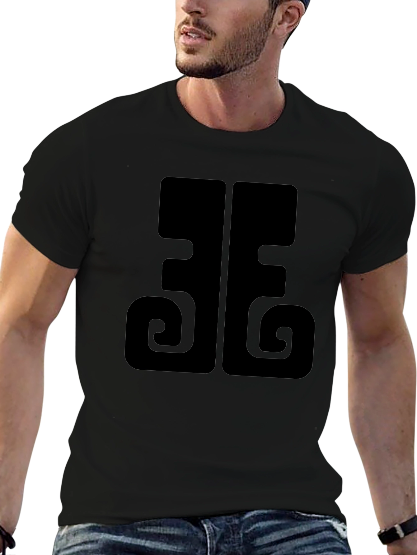 Adinkra Symbol Black T-Shirt