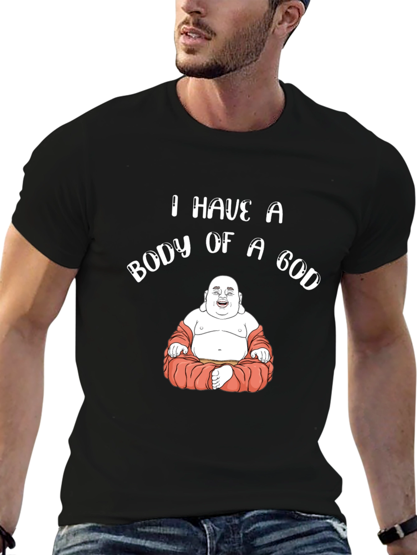 Body of a God Funny Buddha T-Shirt