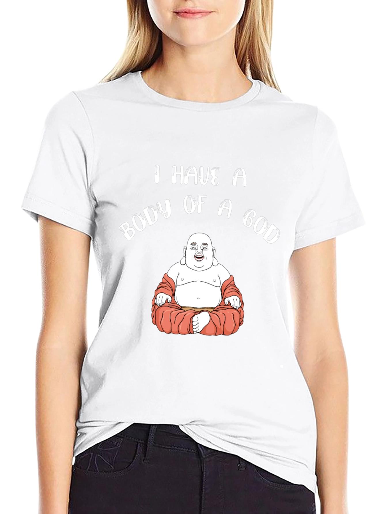 Body of a God Funny Buddha T-Shirt