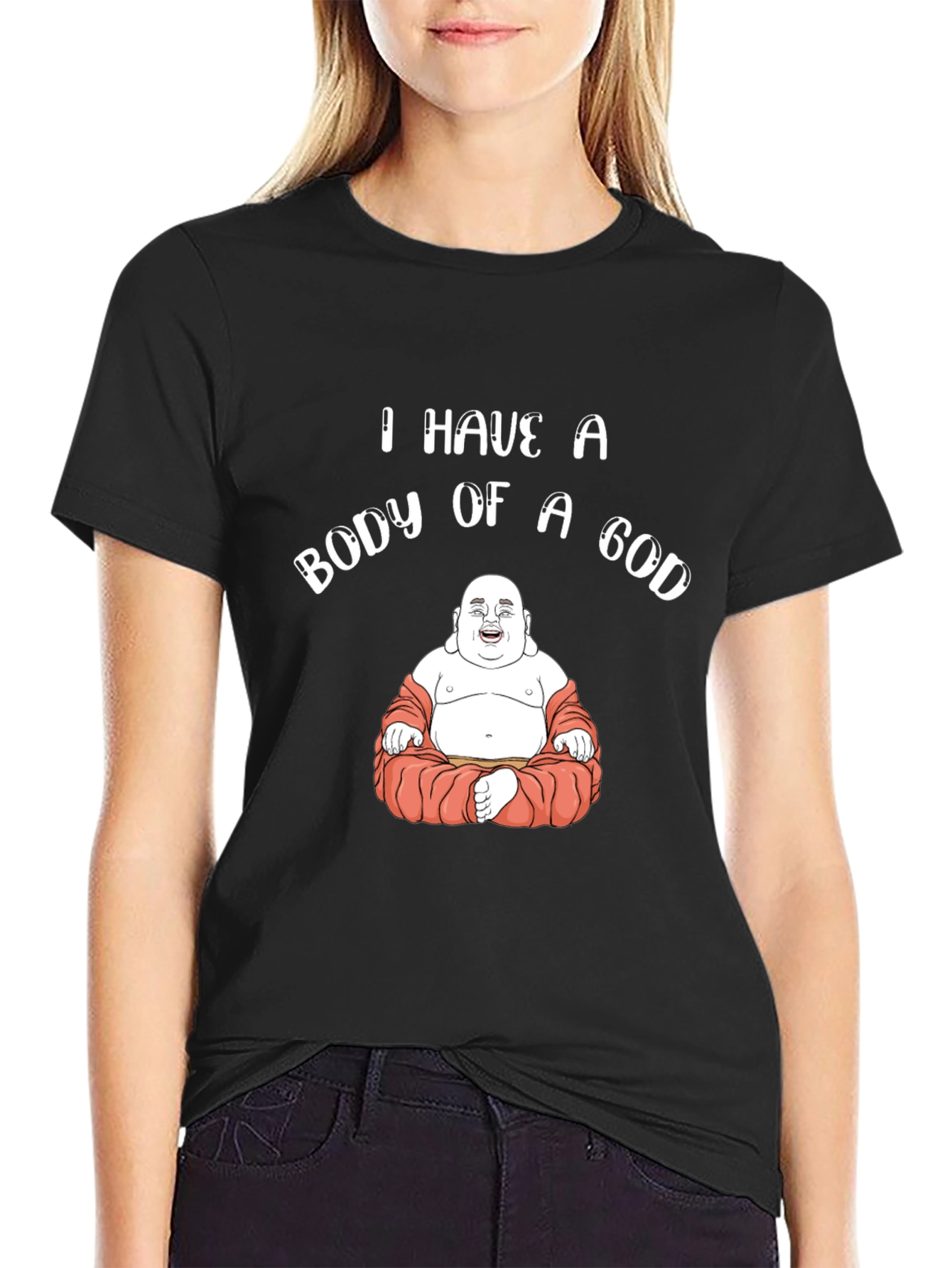 Body of a God Funny Buddha T-Shirt