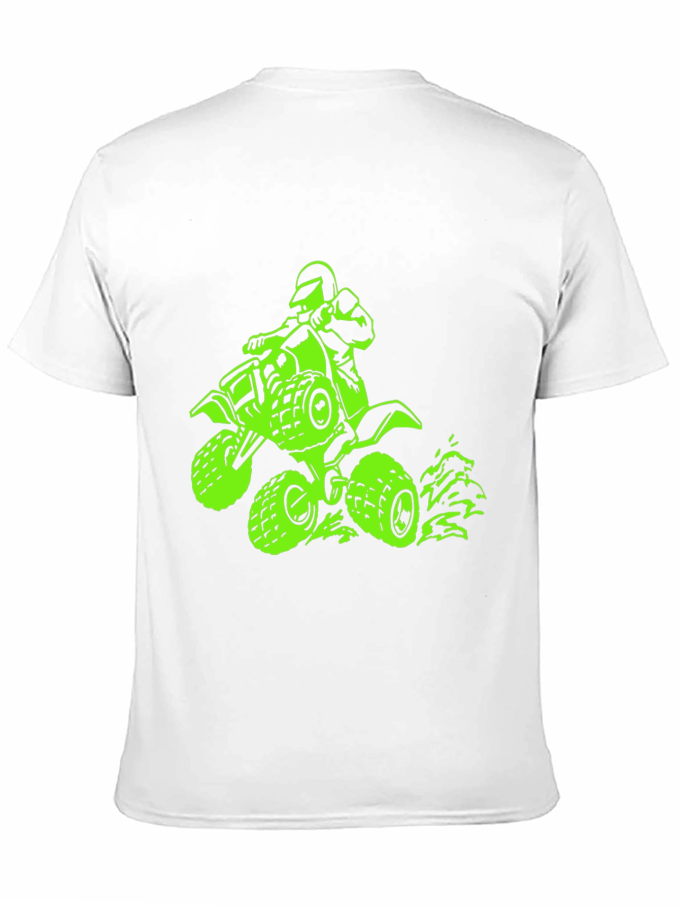 Black ATV Rider Graphic Tee