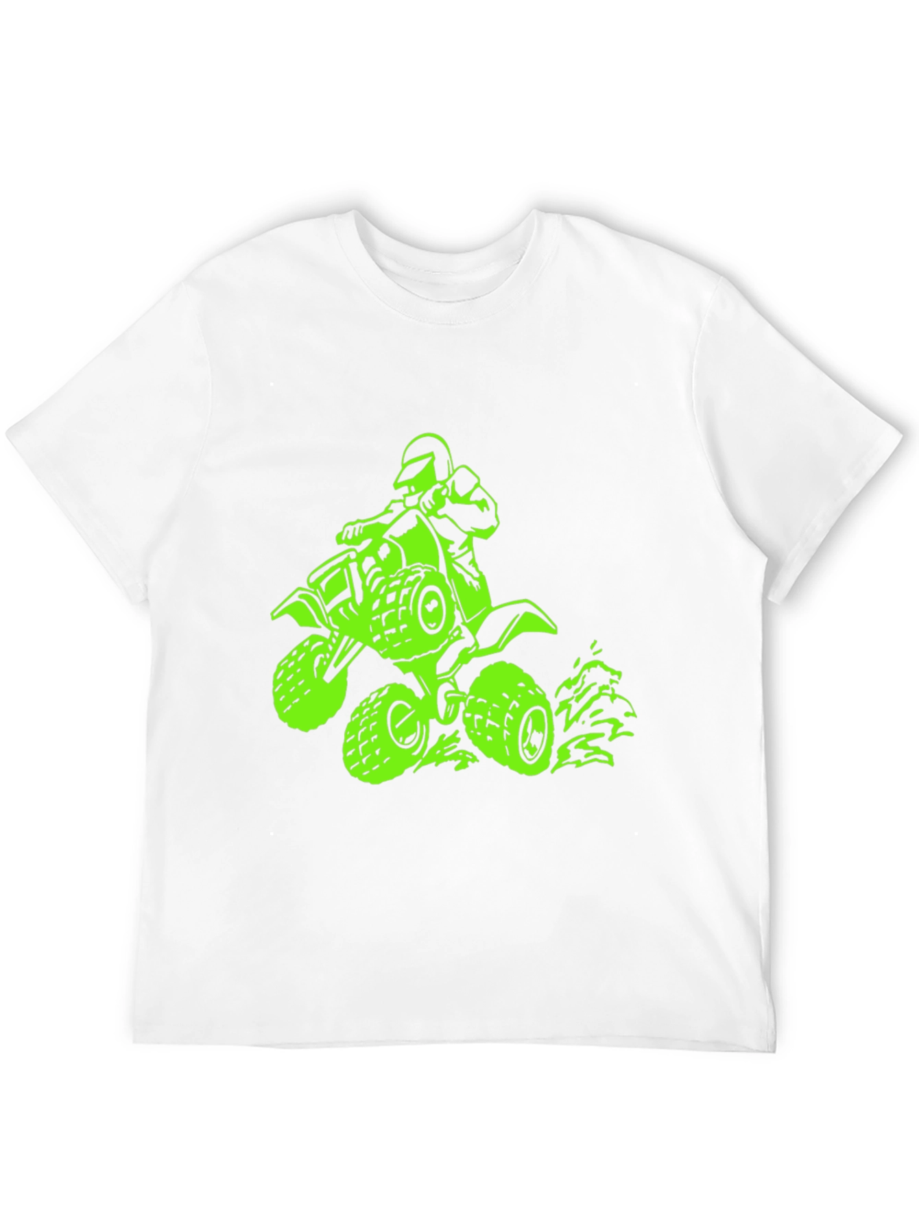 Black ATV Rider Graphic Tee