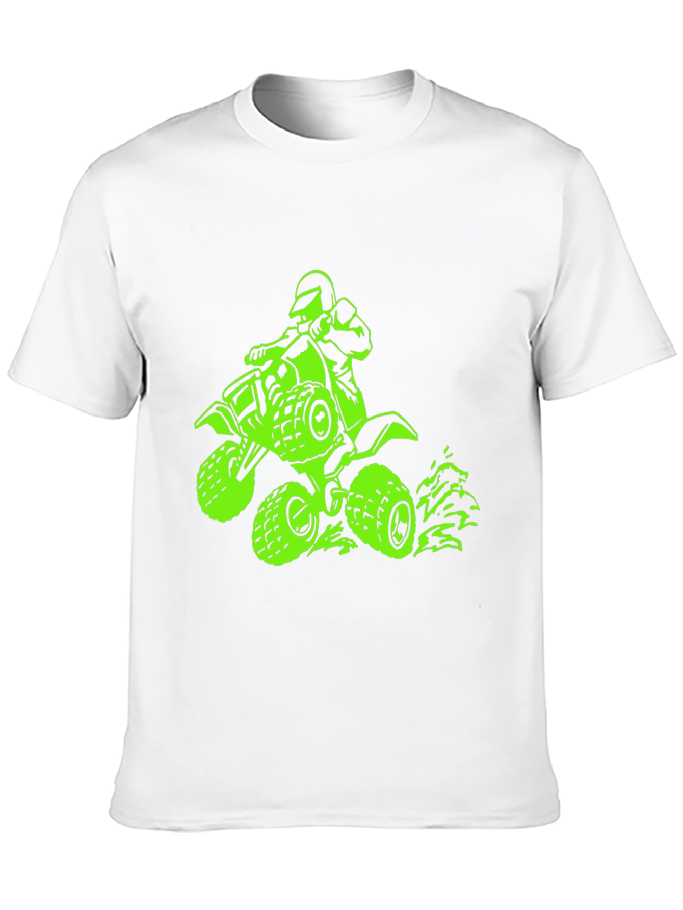 Black ATV Rider Graphic Tee