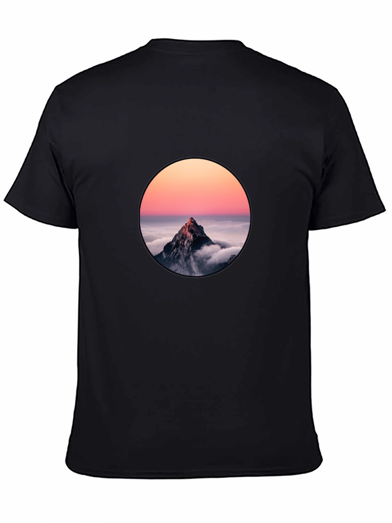 Mountain Peak Sunset Graphic Tee