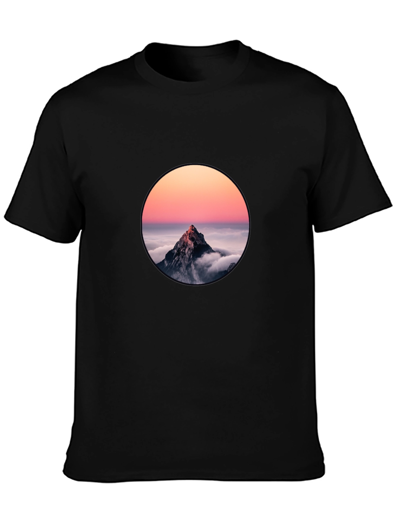 Mountain Peak Sunset Graphic Tee