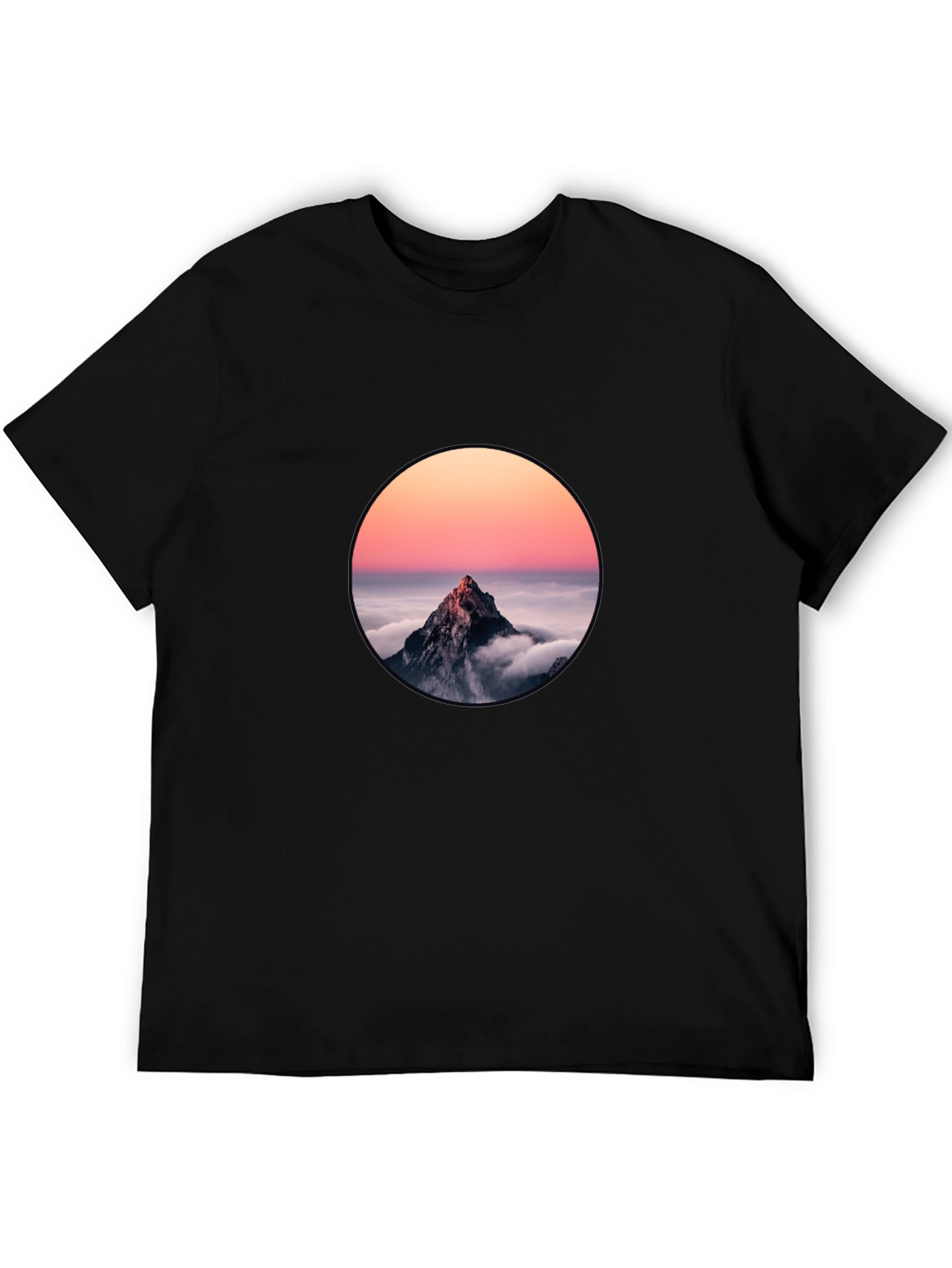 Mountain Peak Sunset Graphic Tee