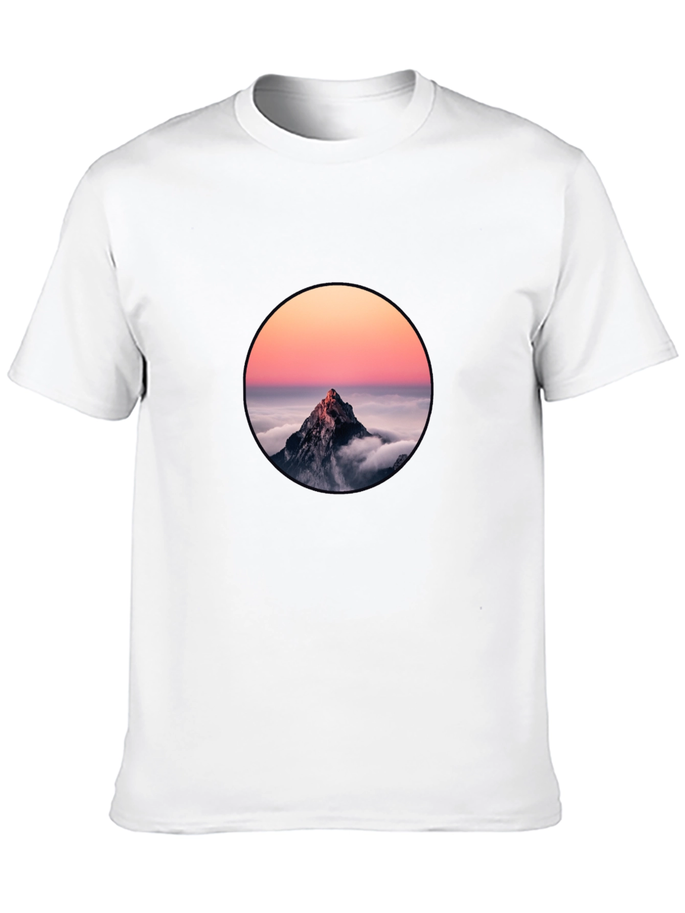 Mountain Peak Sunset Graphic Tee