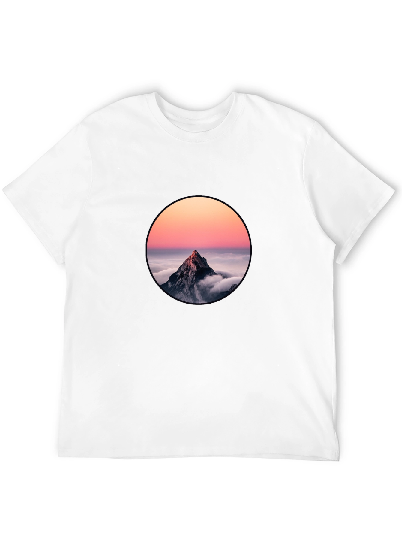 Mountain Peak Sunset Graphic Tee