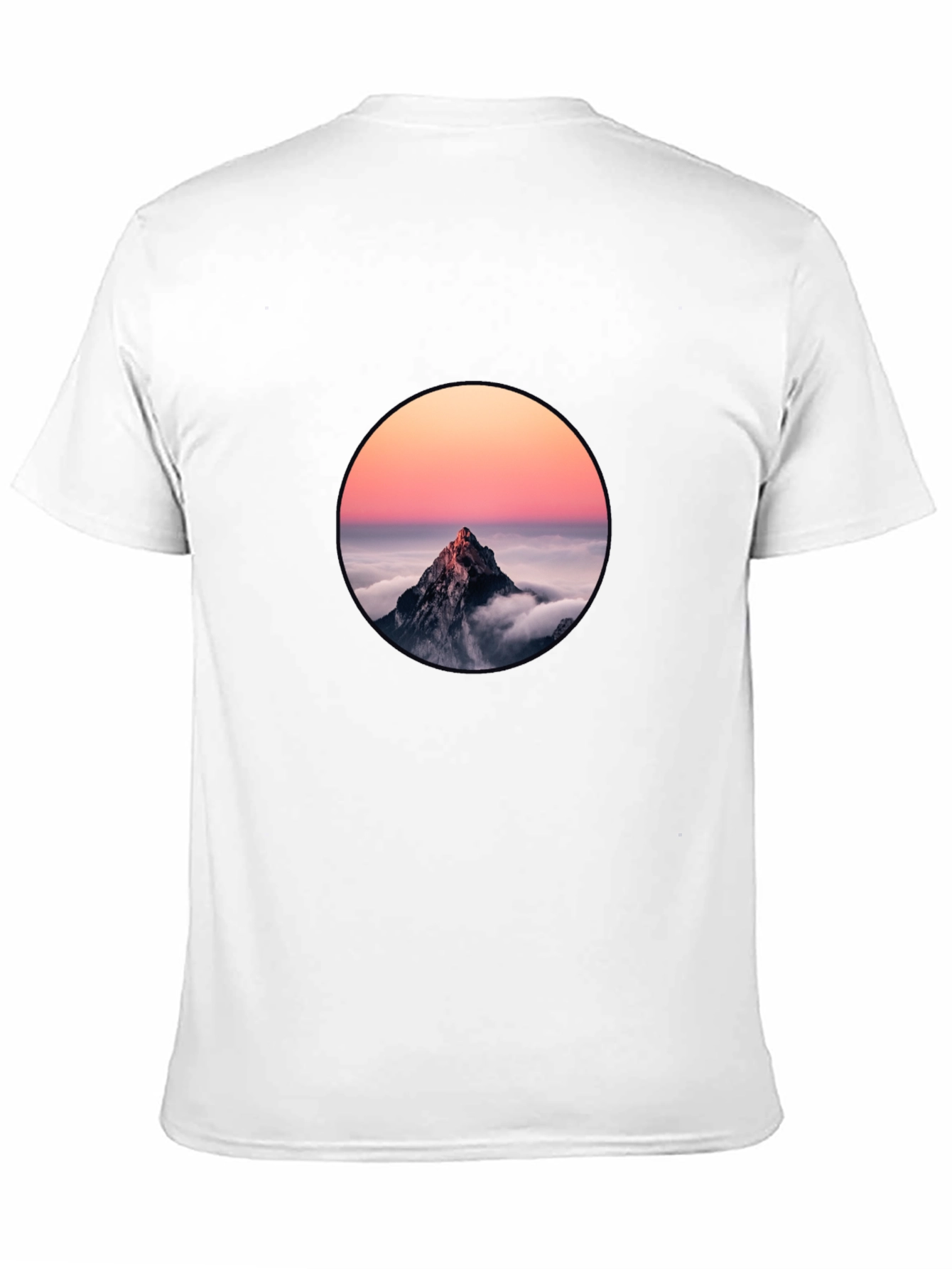 Mountain Peak Sunset Graphic Tee