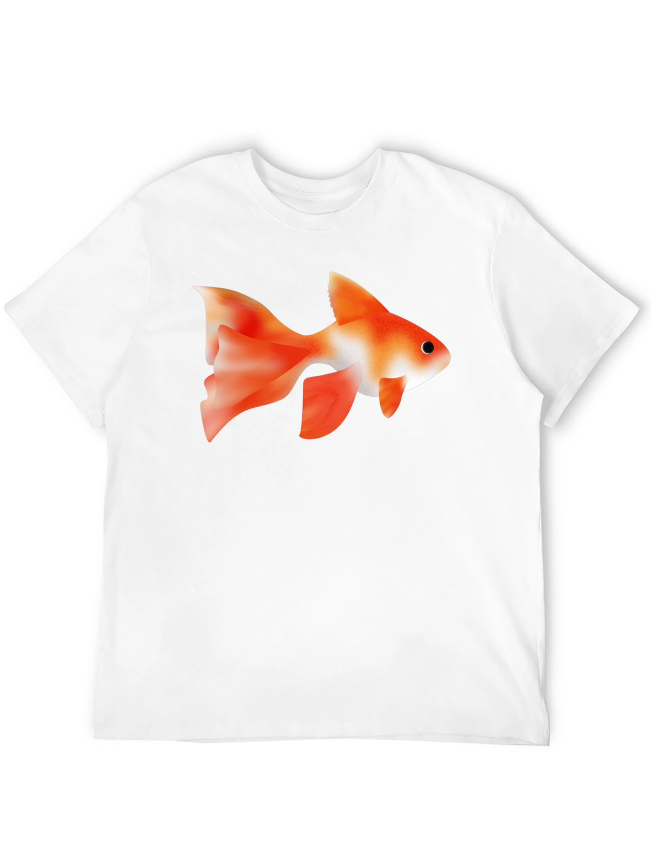 Goldfish Graphic Black T-Shirt