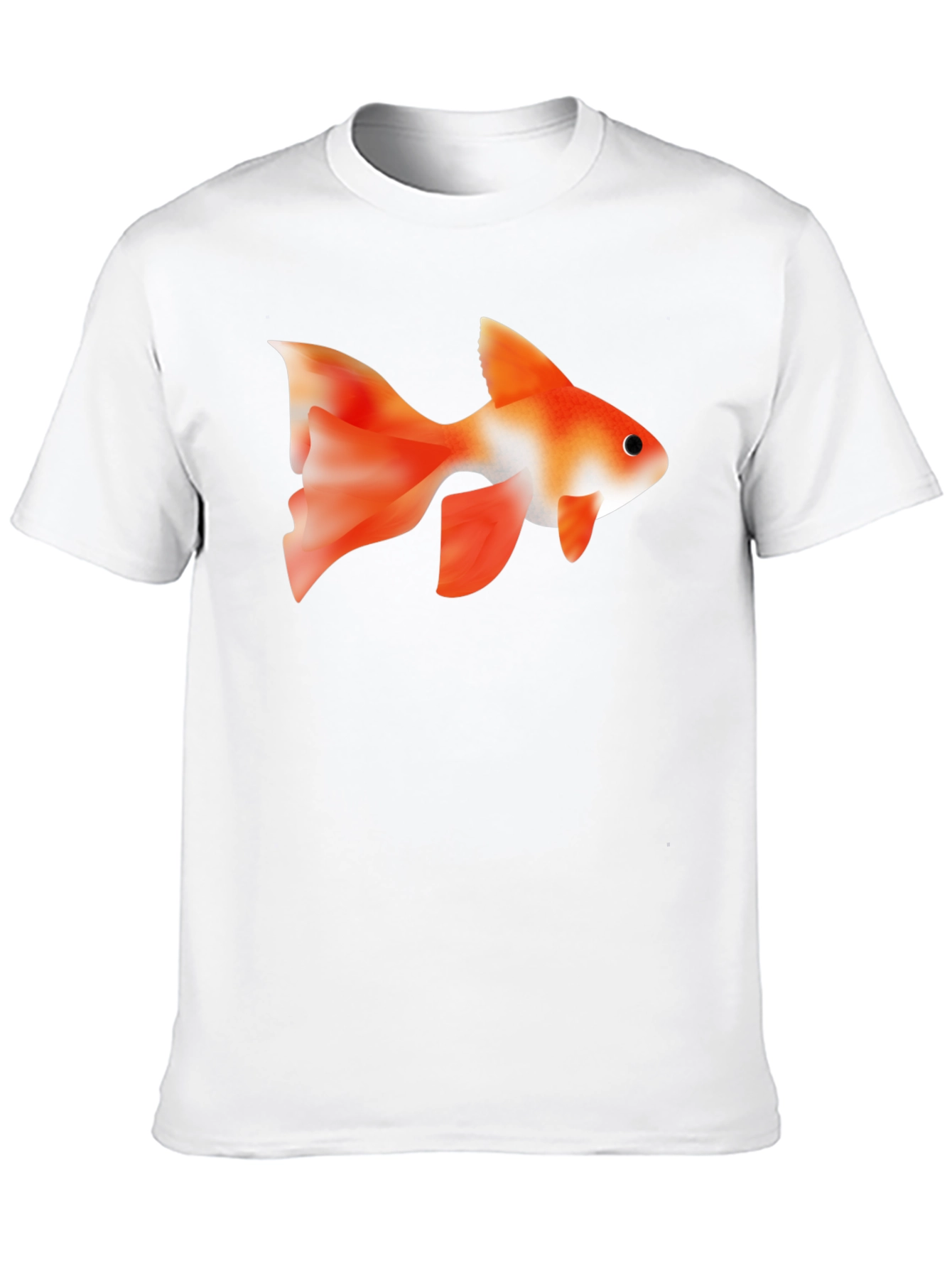 Goldfish Graphic Black T-Shirt
