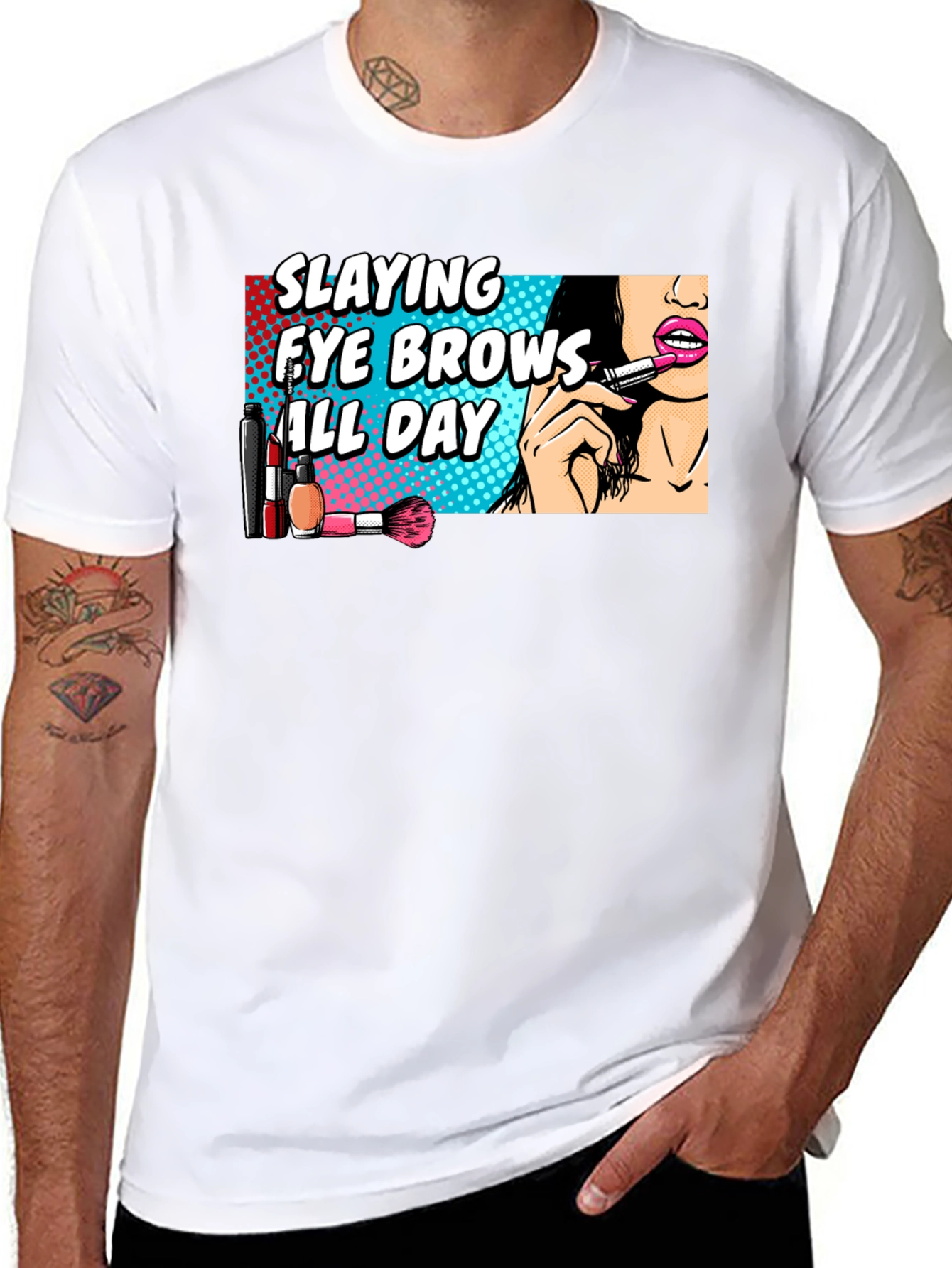 Slaying Eye Brows All Day T-Shirt