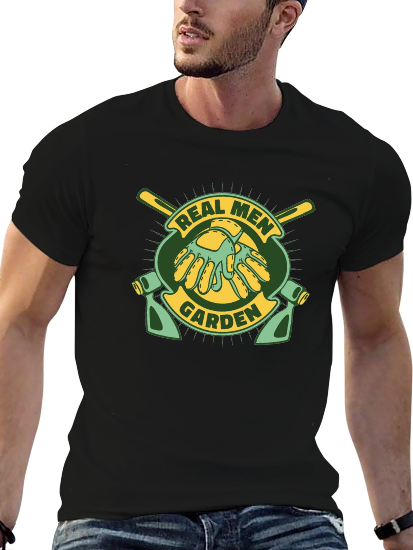 Real Men Garden T-Shirt - Gardening Lover Tee