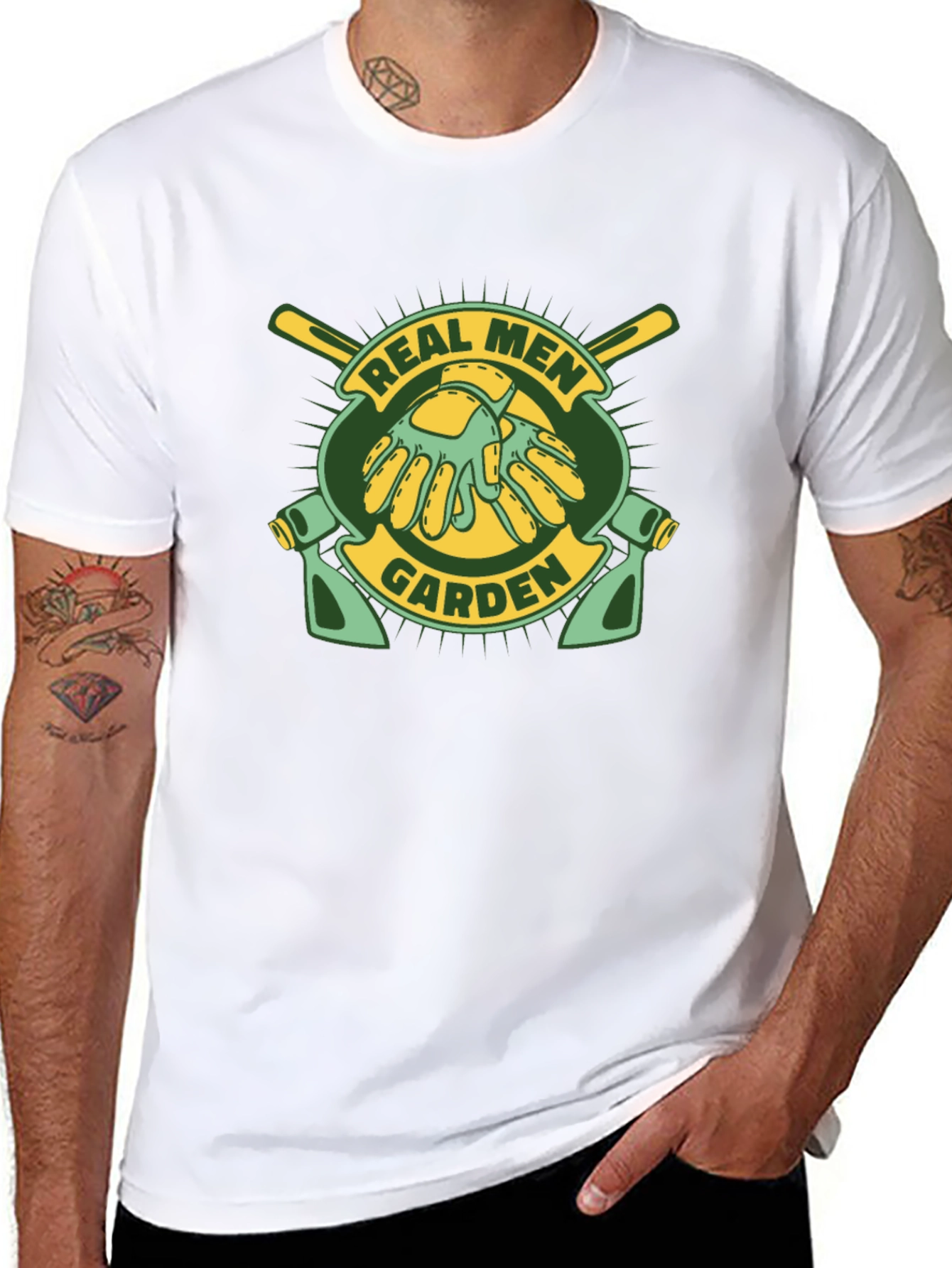 Real Men Garden T-Shirt - Gardening Lover Tee