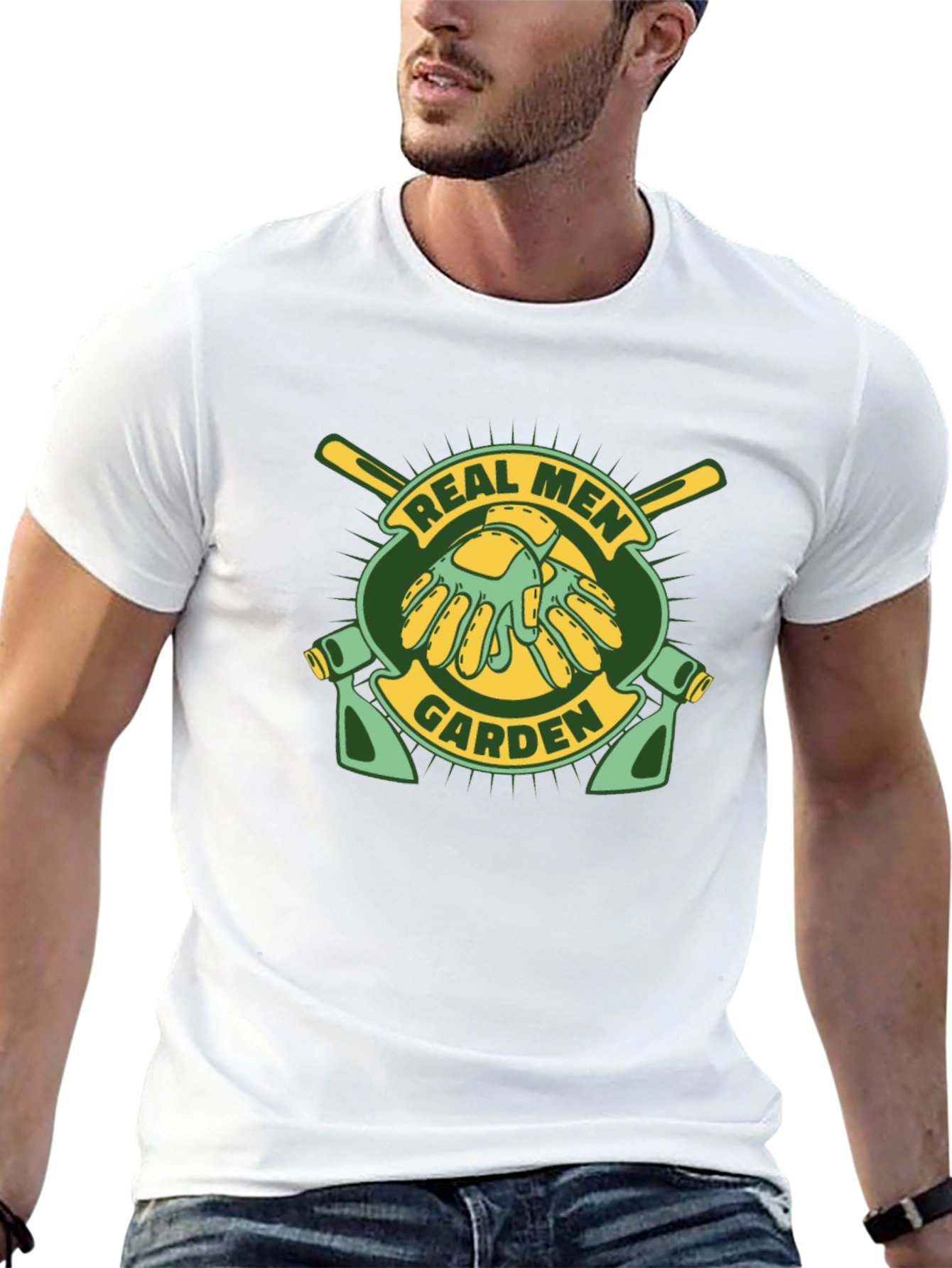 Real Men Garden T-Shirt - Gardening Lover Tee