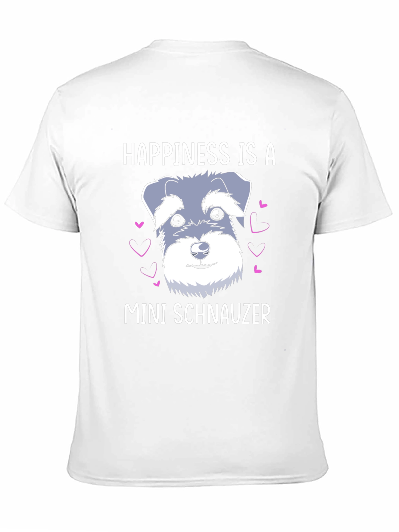 Happiness Is A Mini Schnauzer Graphic T-Shirt