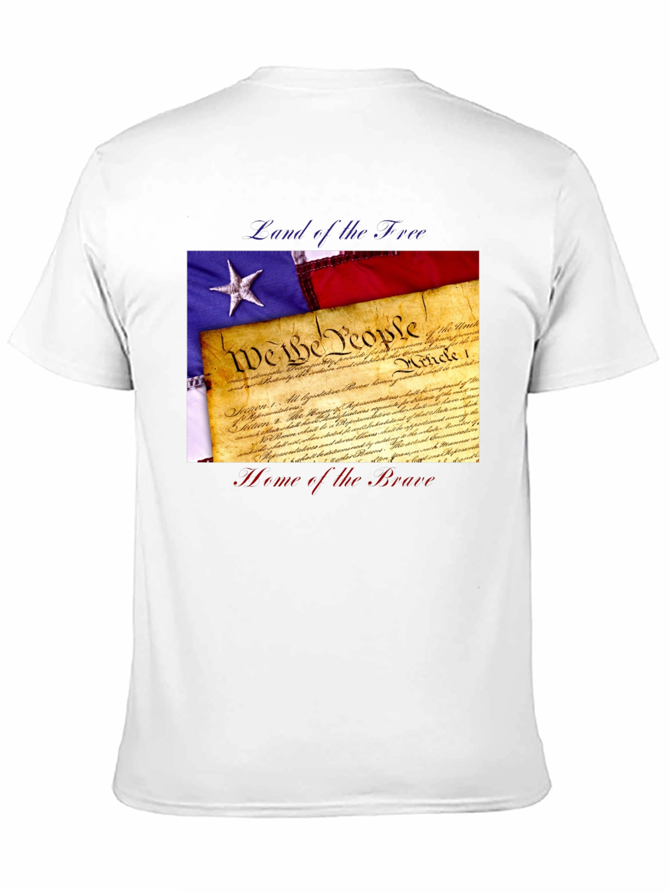 Patriotic Land of the Free Graphic Tee