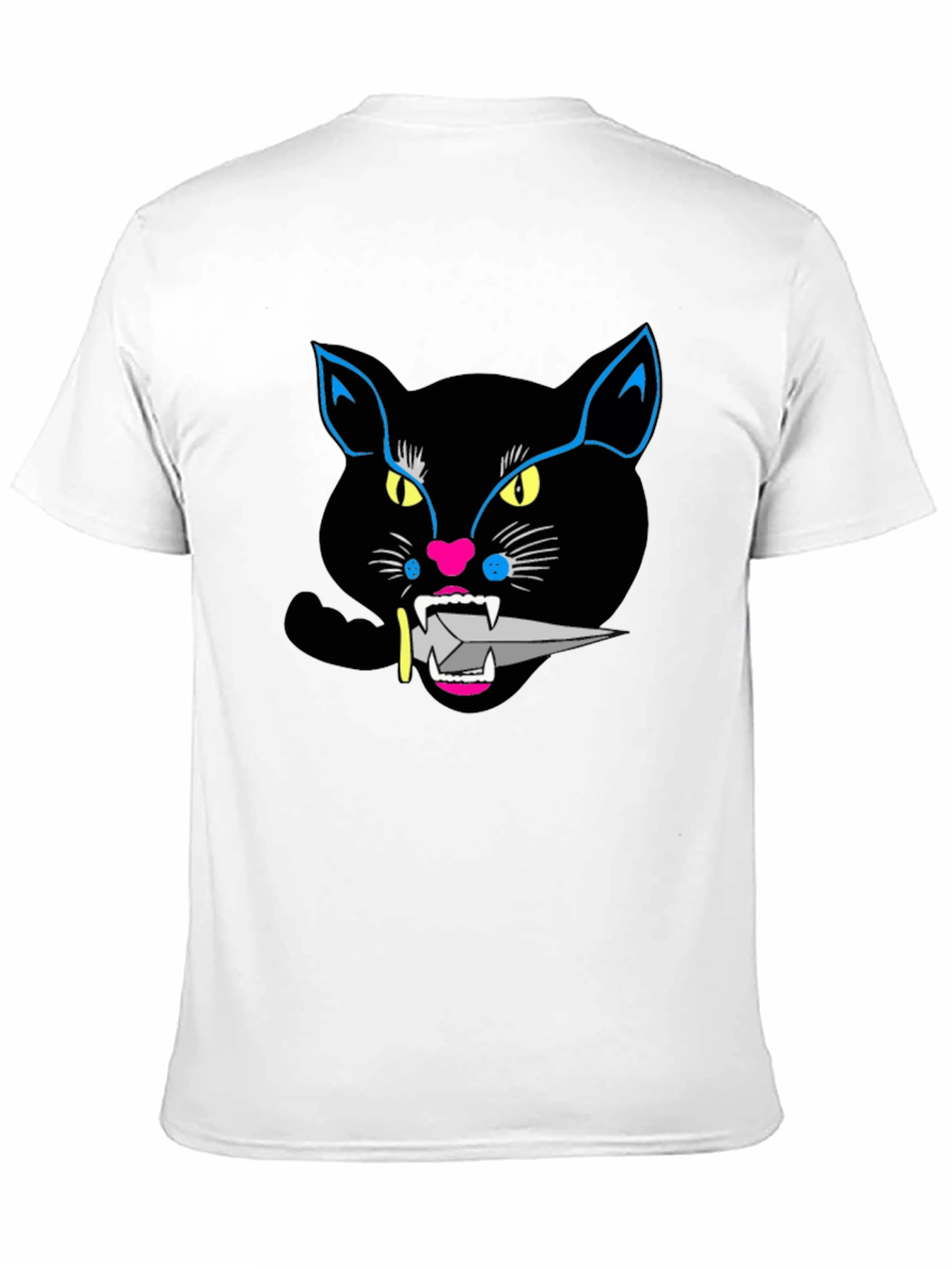 Black Cat Knife T-Shirt