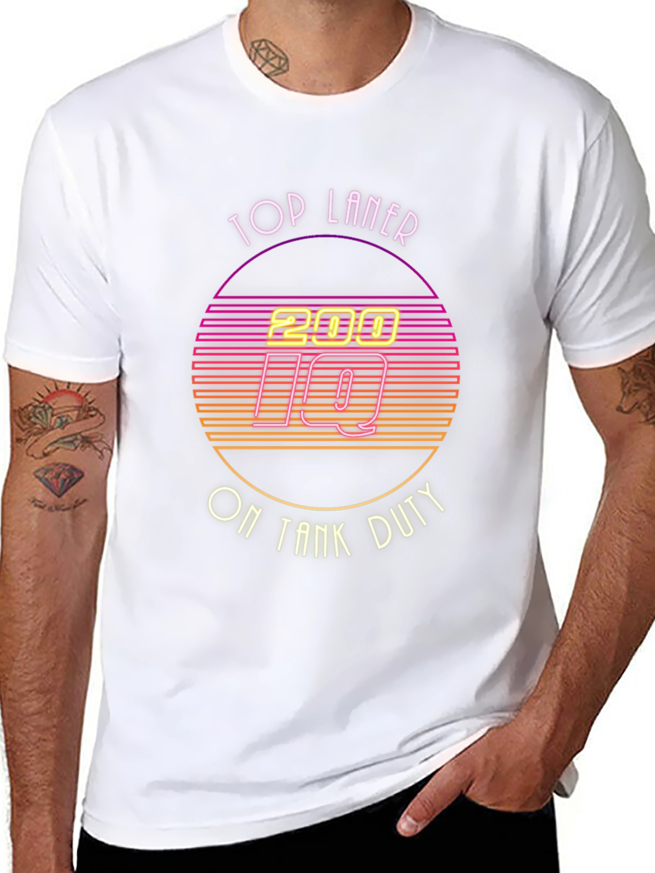 Top Laner 200 IQ Tank Duty Black T-Shirt