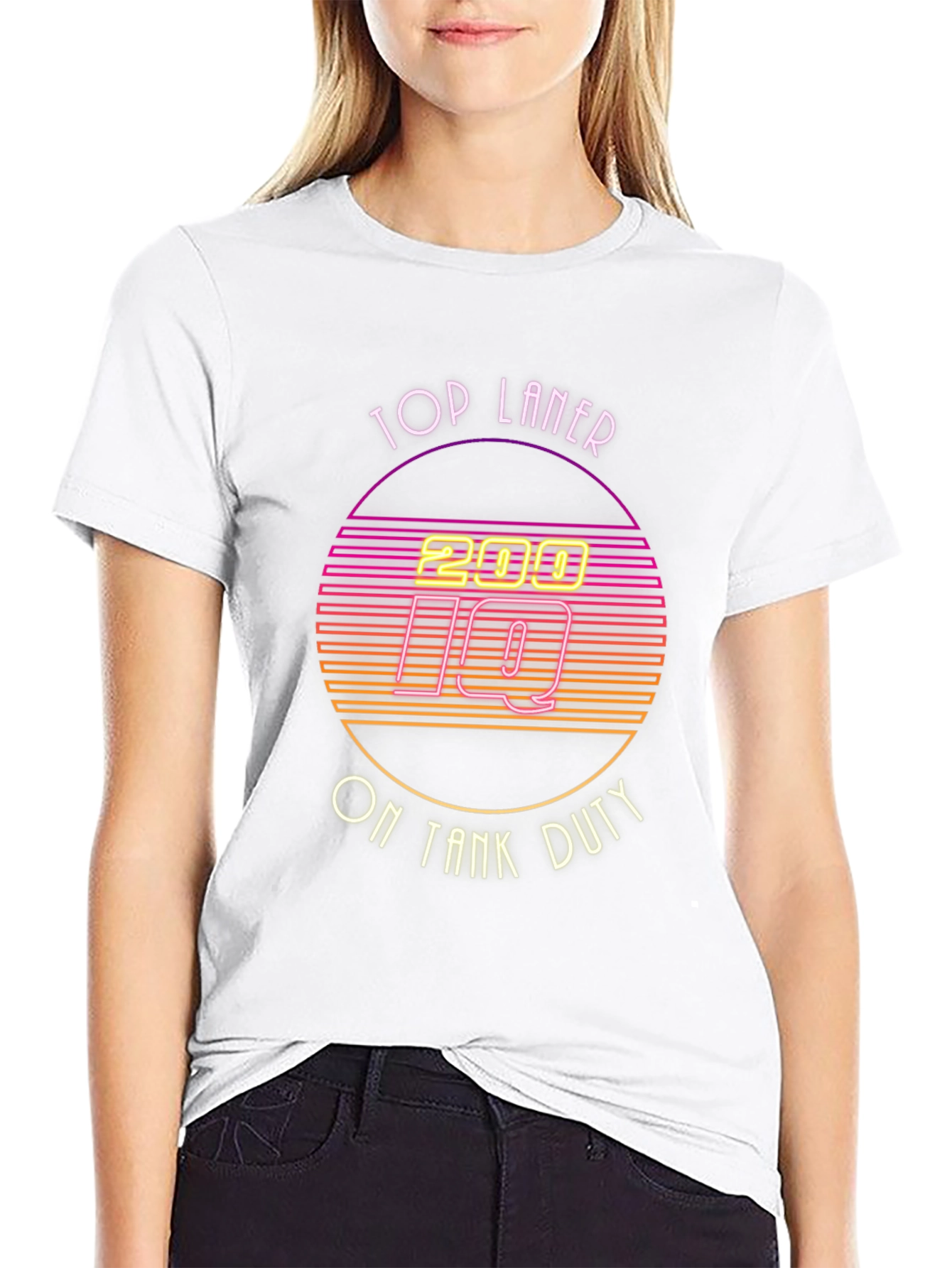 Top Laner 200 IQ Tank Duty Black T-Shirt