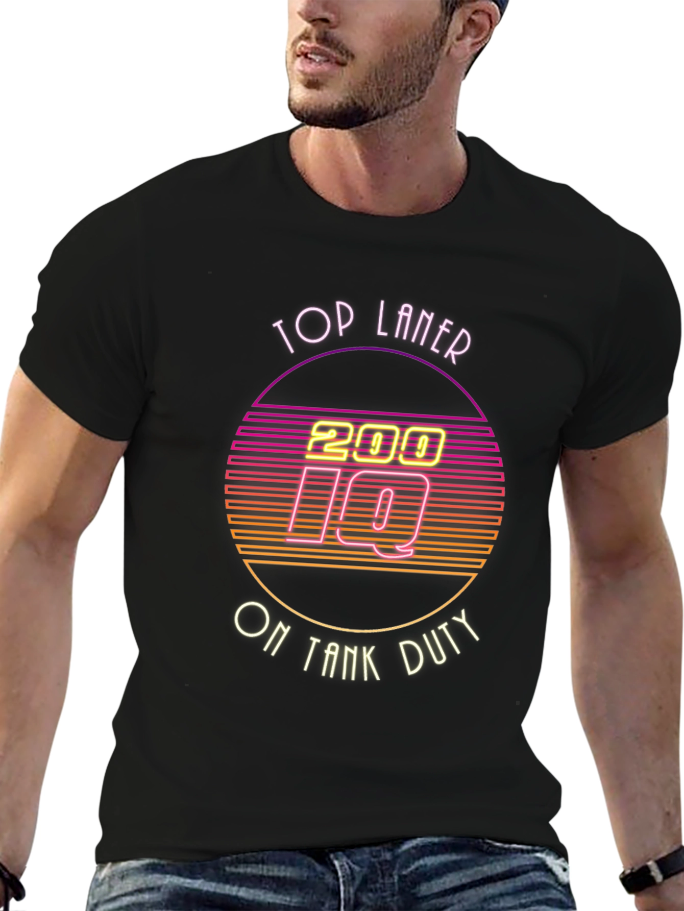 Top Laner 200 IQ Tank Duty Black T-Shirt