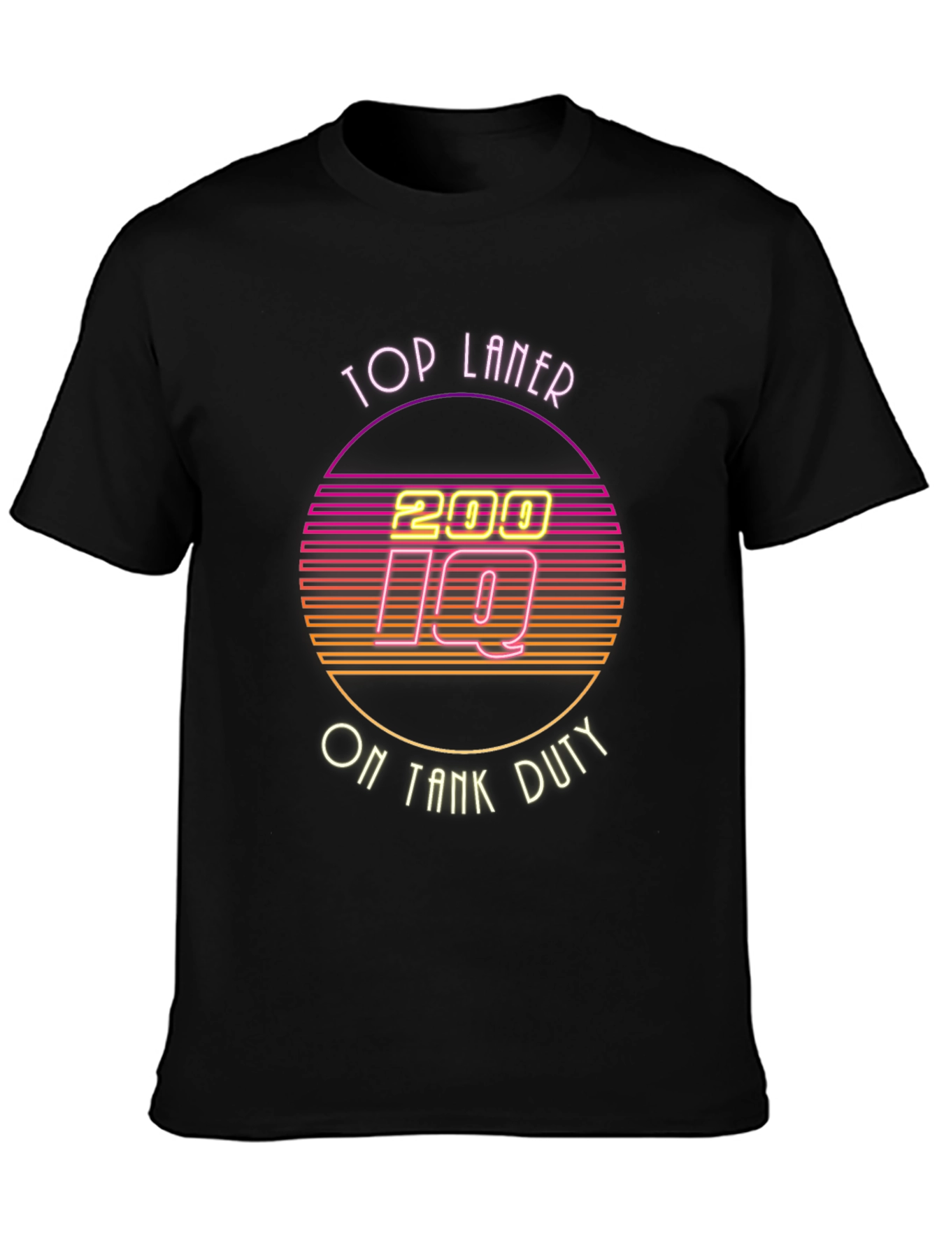 Top Laner 200 IQ Tank Duty Black T-Shirt
