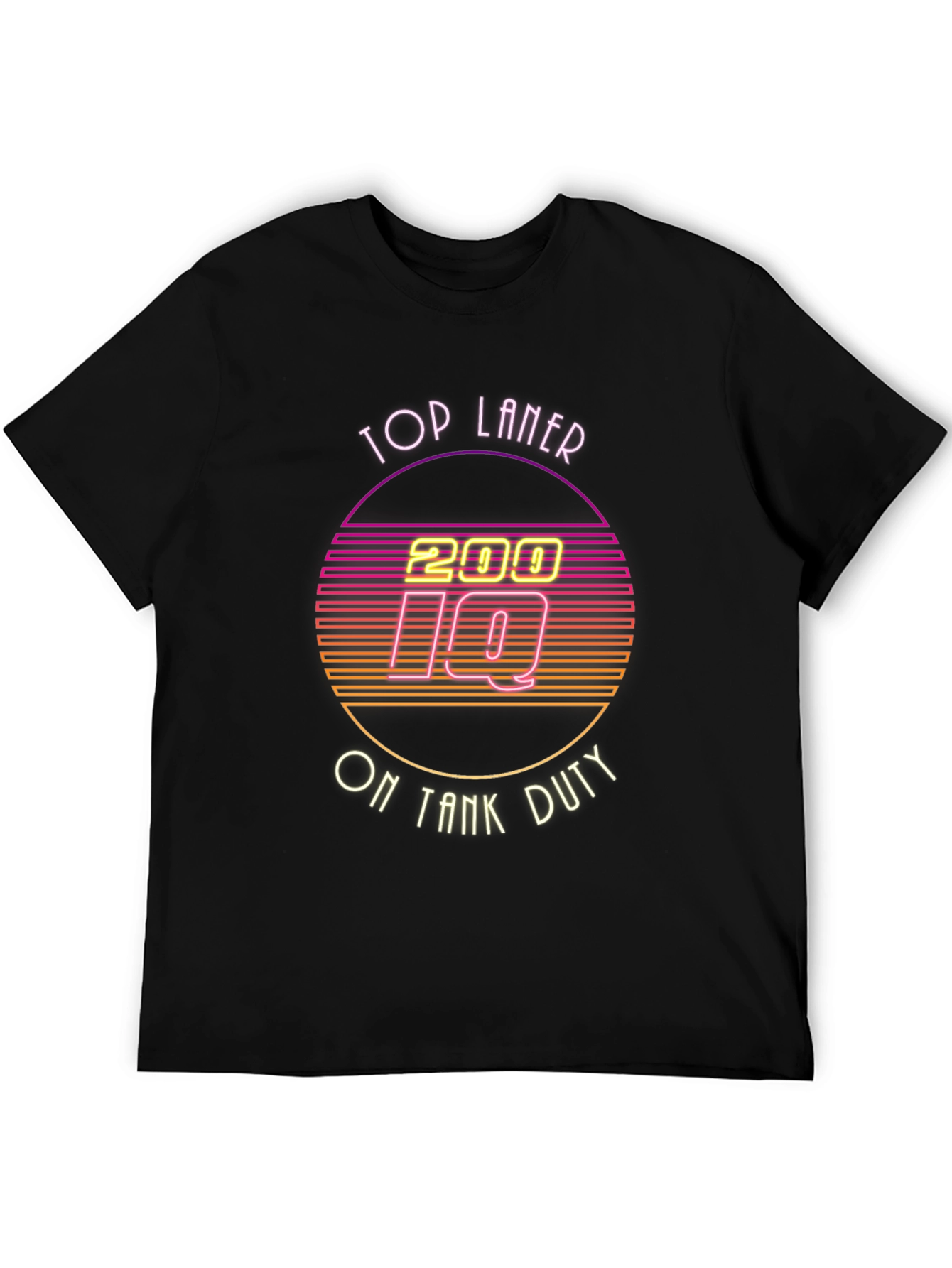 Top Laner 200 IQ Tank Duty Black T-Shirt