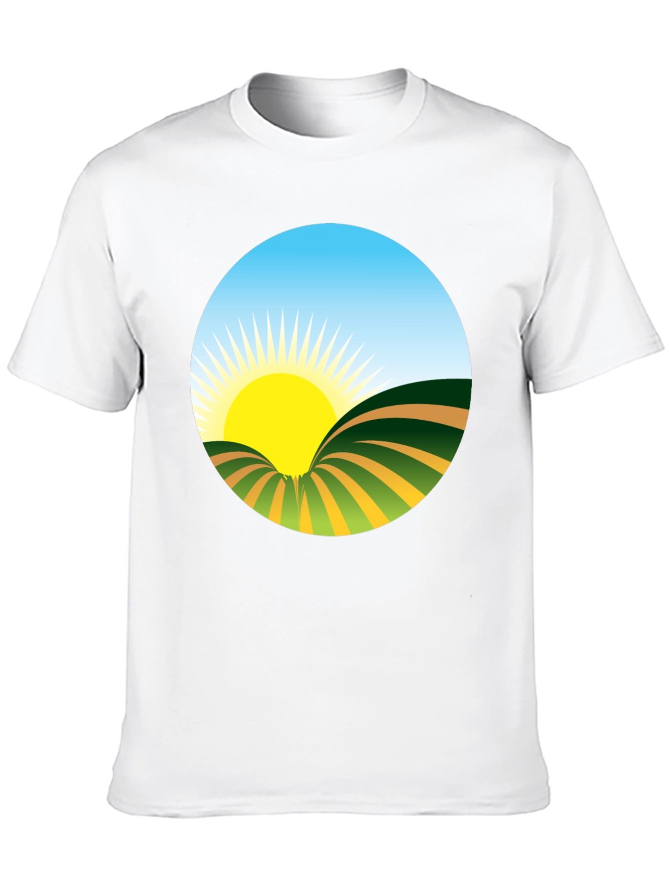 Sunrise Graphic Tee - Nature Inspired Design